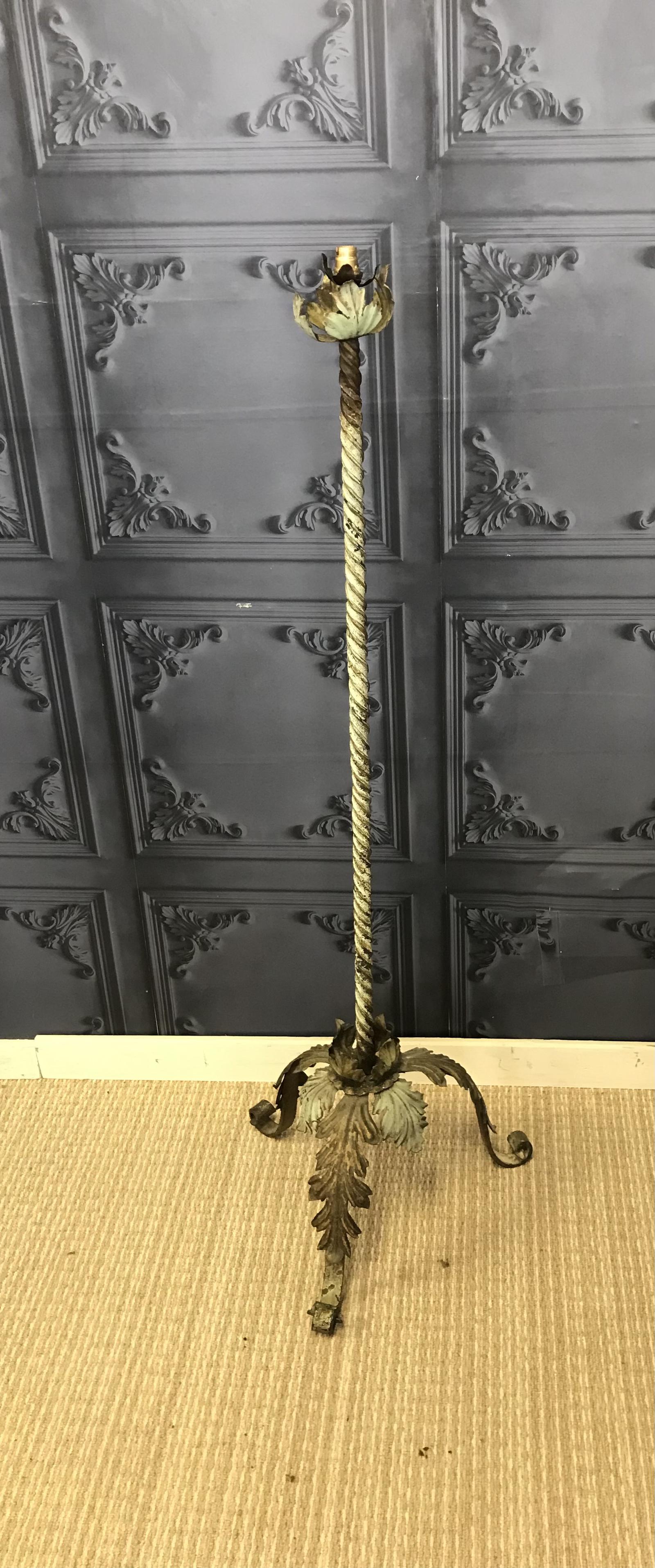 Wrought Iron Standard Lamp (1 of 1)