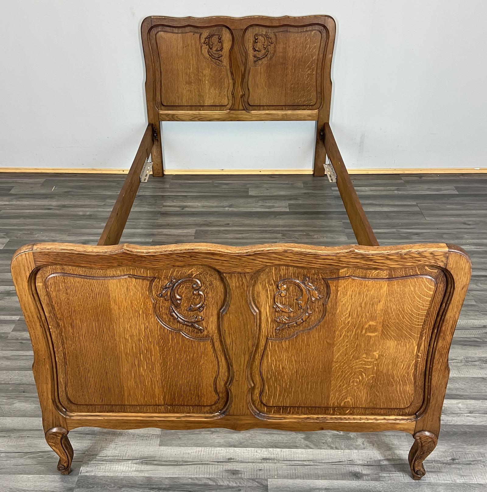 Bed Vintage French Style Ornate Single Bed Frame Carved Headboard (1 of 13) Bed Vintage French Style Ornate Single Bed Frame Carved Headboard (1 of 13)