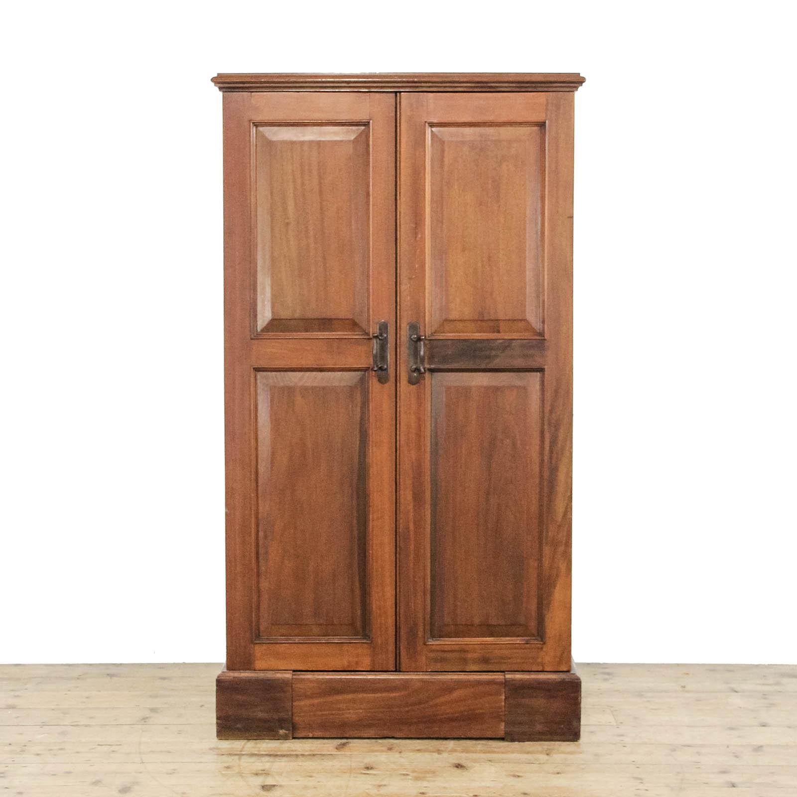 Antique Edwardian Mahogany Gentleman's Wardrobe (1 of 6)