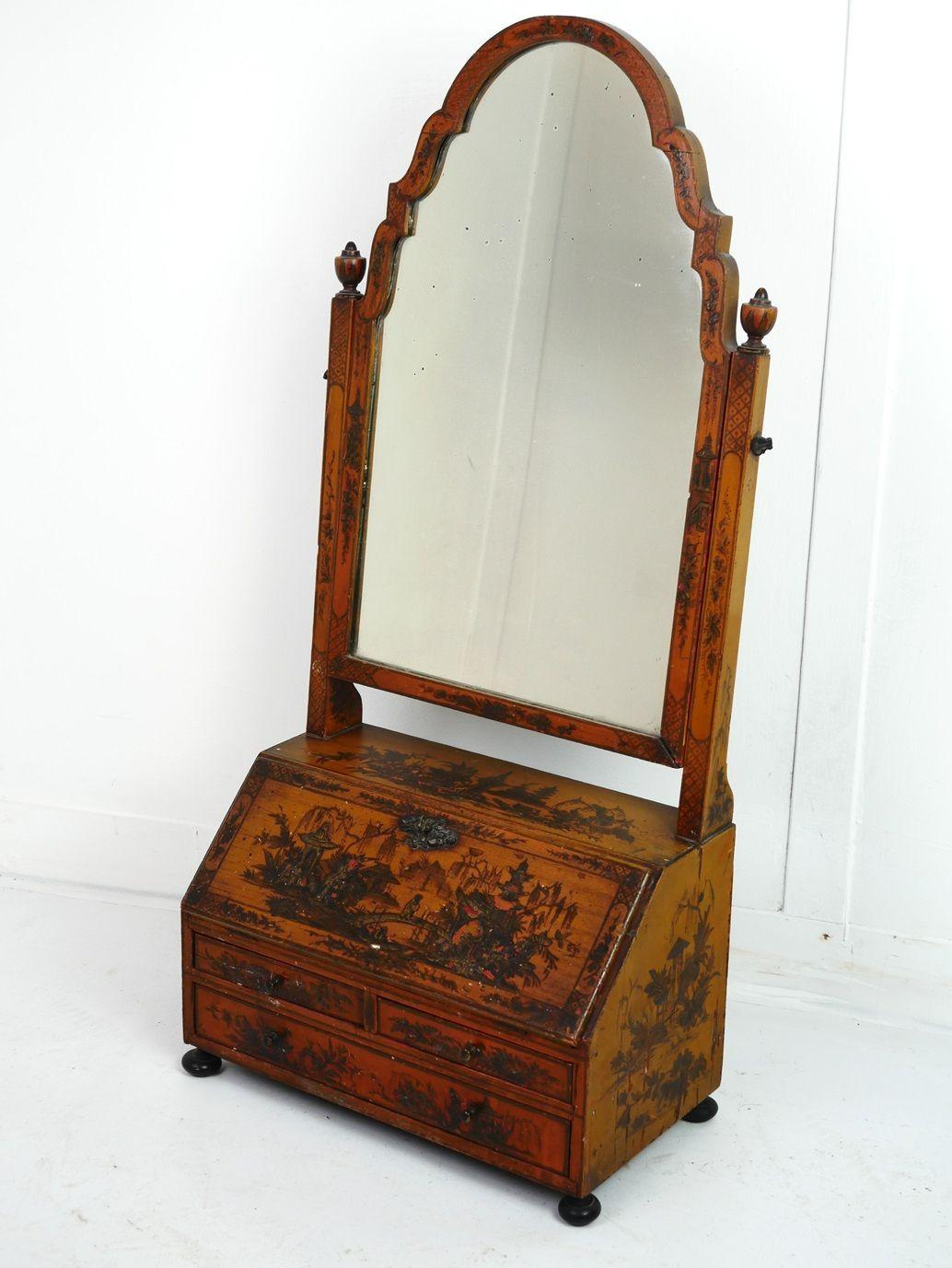 Lacquer Japanned Dressing Mirror (1 of 15) Lacquer Japanned Dressing Mirror (1 of 15)