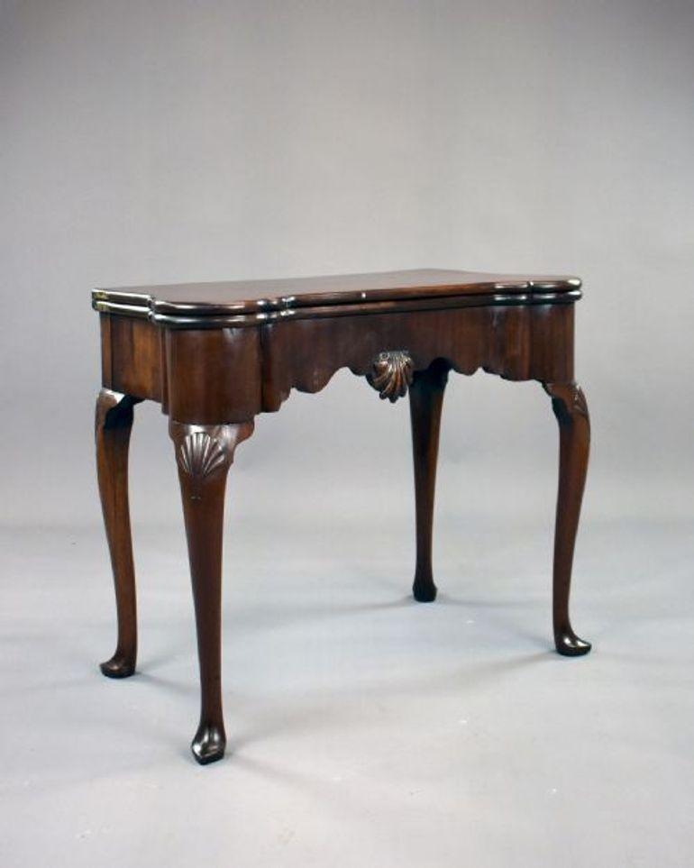 George II Irish Mahogany Card Table (1 of 20) George II Irish Mahogany Card Table (1 of 20)