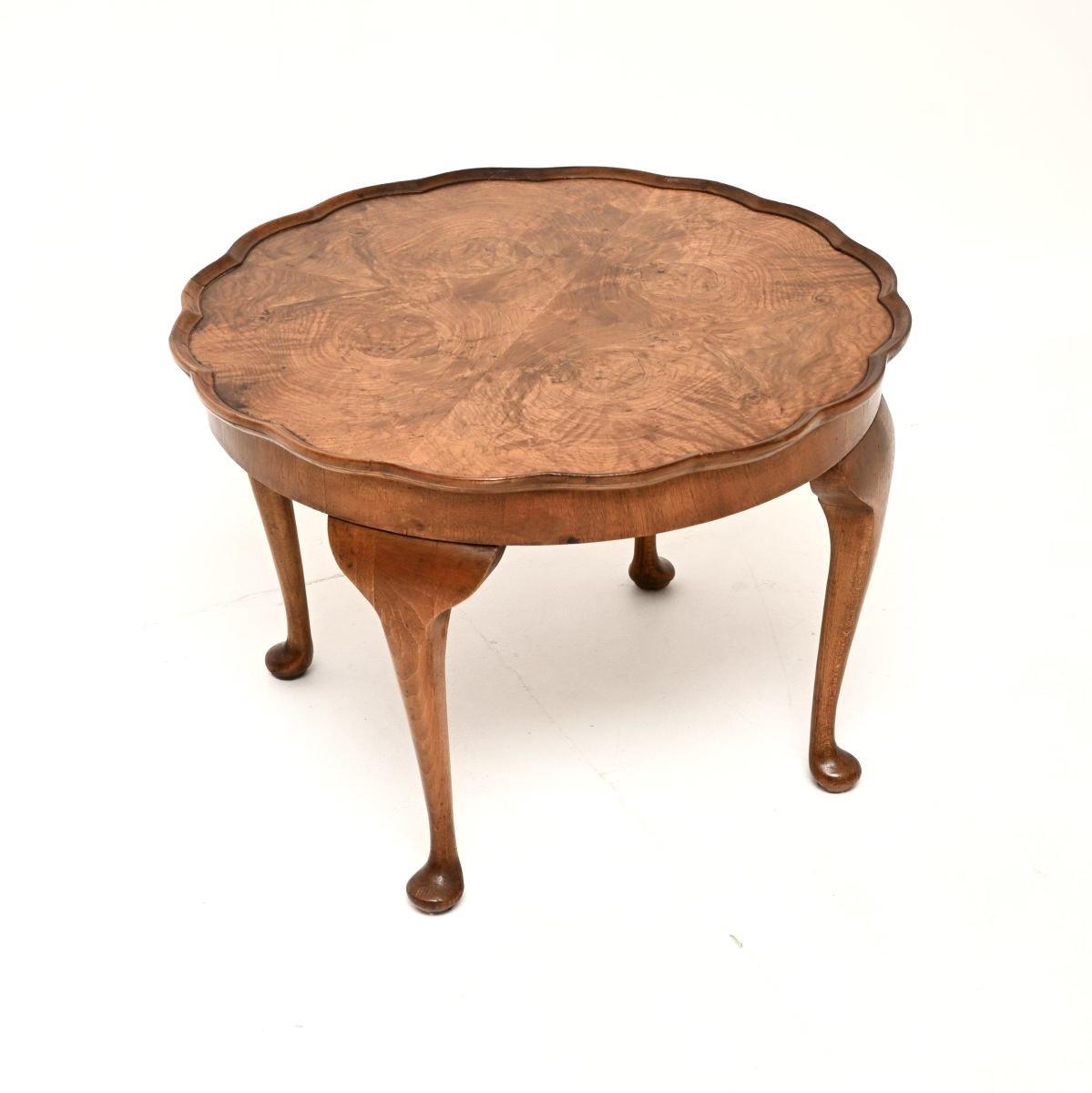 Antique Burr Walnut Pie Crust Coffee Table (1 of 6) Antique Burr Walnut Pie Crust Coffee Table (1 of 6)