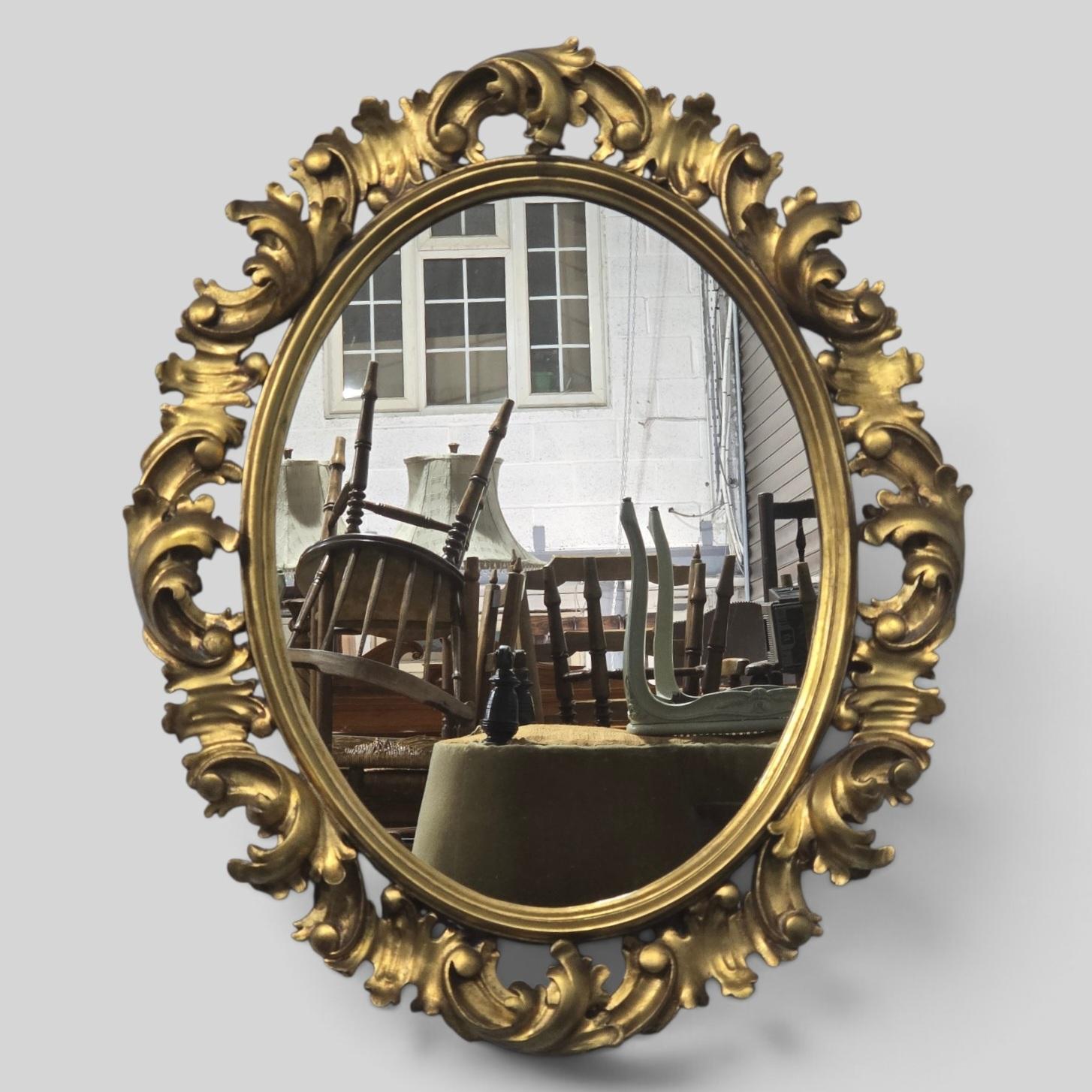 Gilt Oval Mirrors - main image