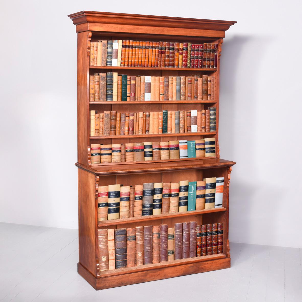 Victorian Mahogany Cabinet Bookcase (1 of 9)