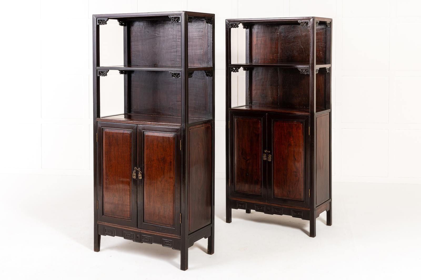 Pair of 19th Century Chinese Cabinets (1 of 10)