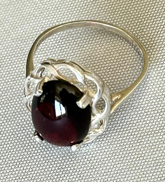 Silver and Almandine Garnet Cocktail Ring (1 of 6) Silver and Almandine Garnet Cocktail Ring (1 of 6)