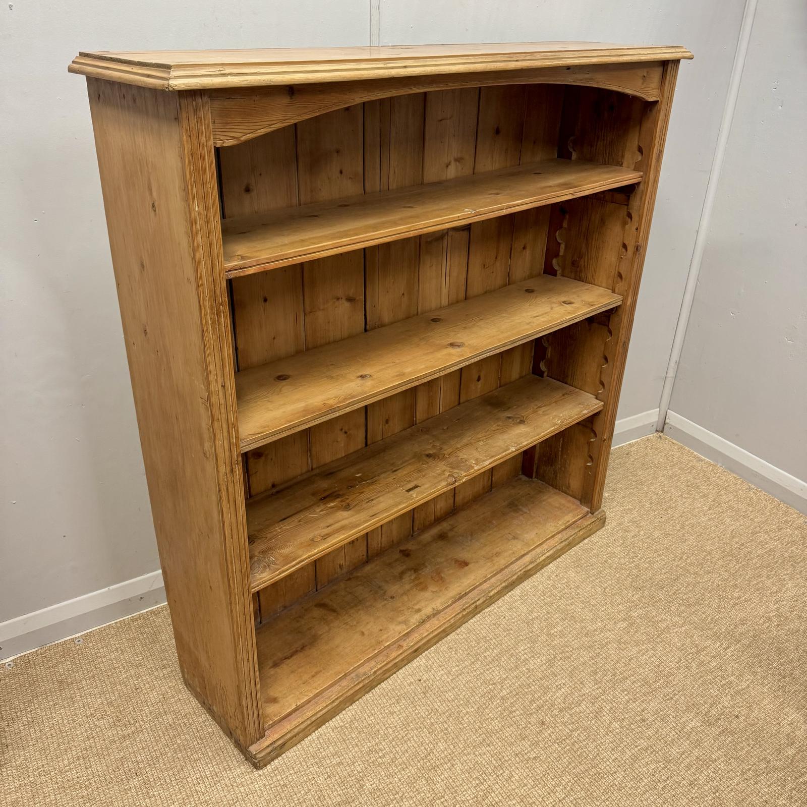 Antique Victorian Pine Adjustable Bookcase (1 of 5) Antique Victorian Pine Adjustable Bookcase (1 of 5)