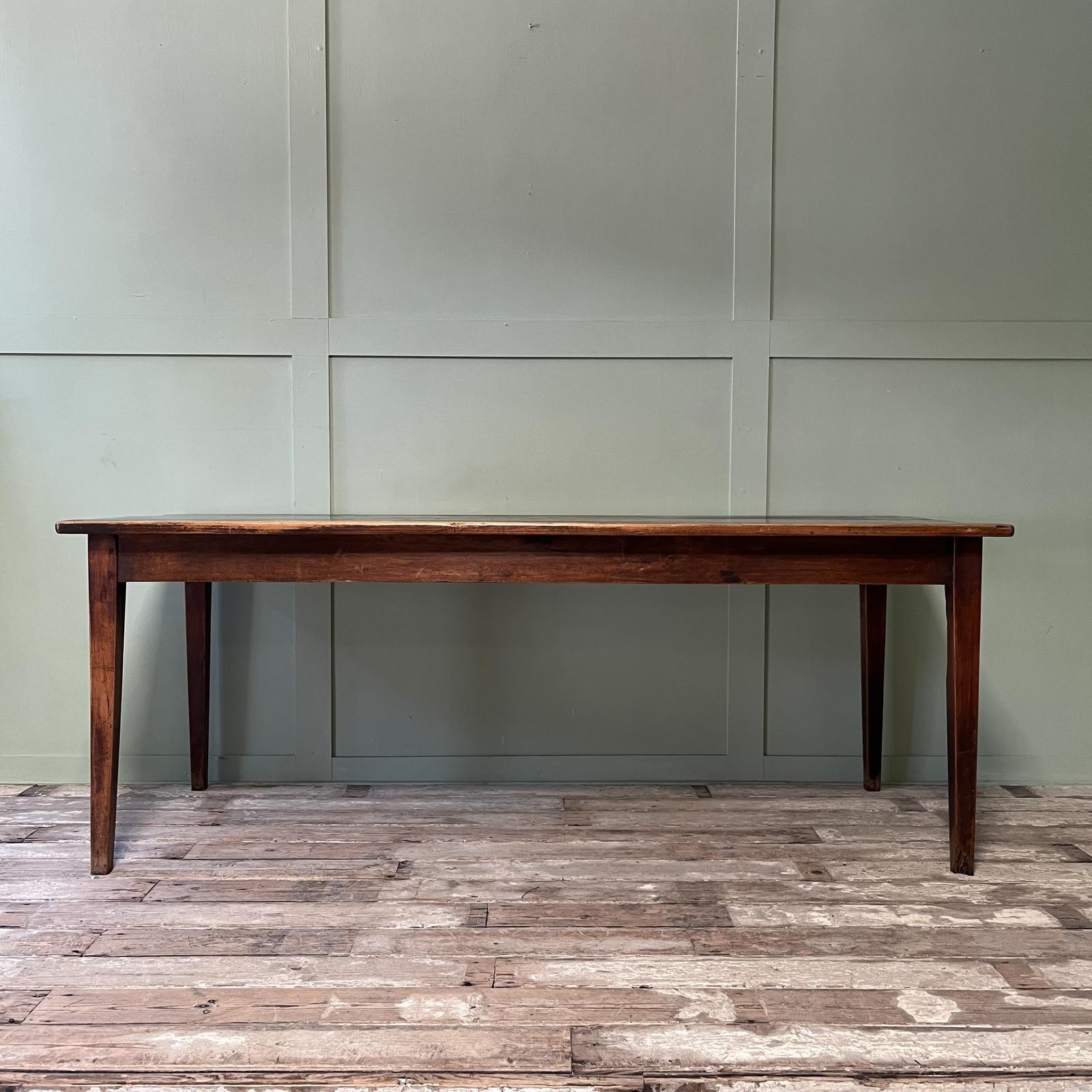 19th Century French Cherrywood Farmhouse Table (1 of 16) 19th Century French Cherrywood Farmhouse Table (1 of 16)
