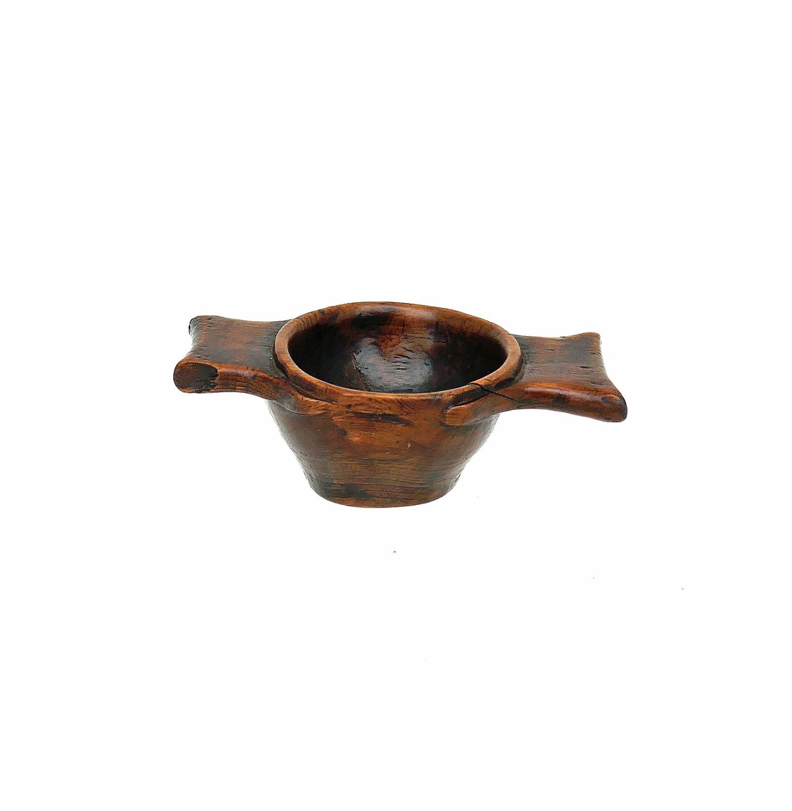 Antique Early Drinking Vessel Treen 19th Century Scottish Pine Quaich - Scottish (1 of 4)