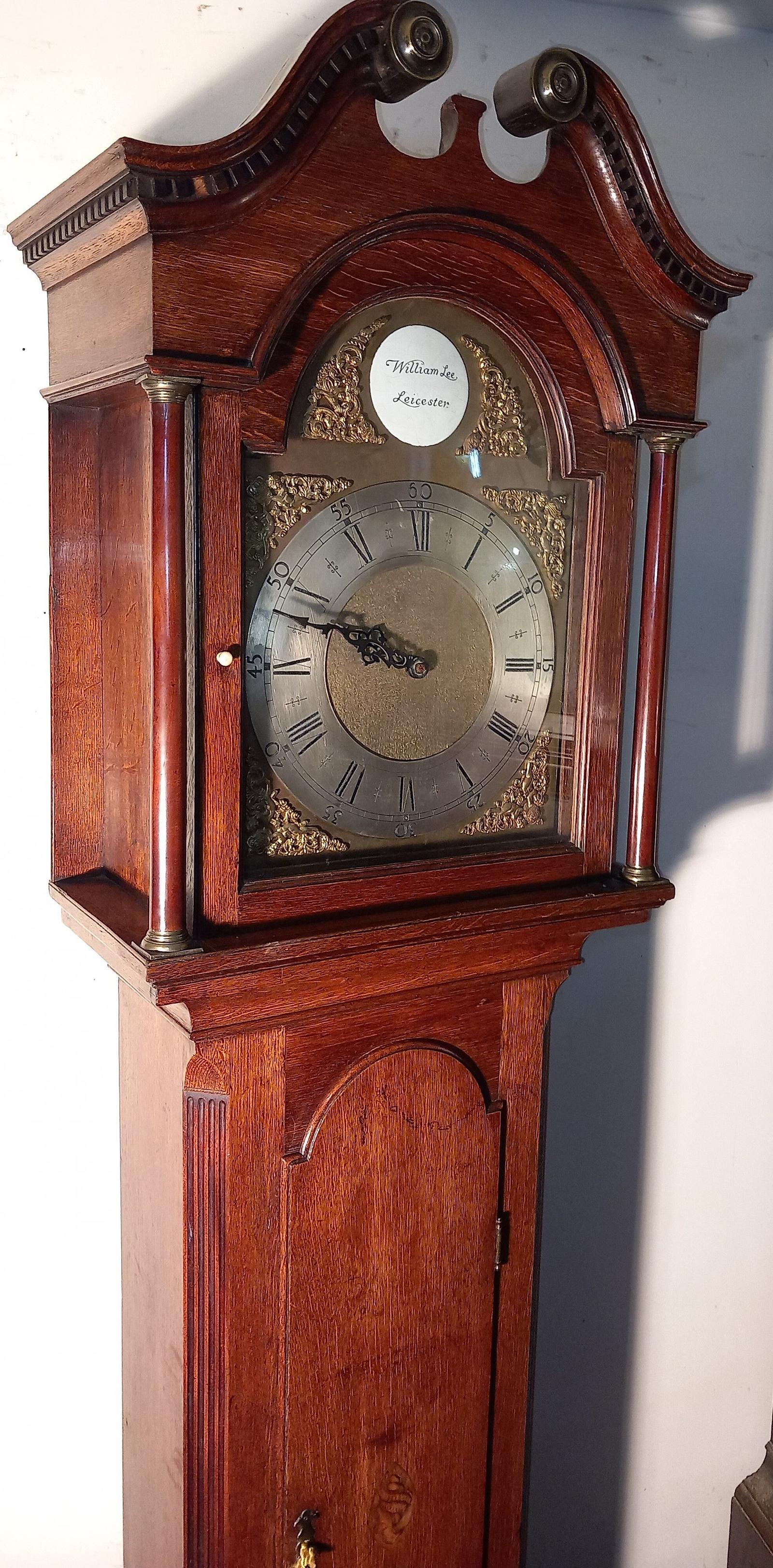 Antique "Leicester" Longcase Clock (1 of 5)