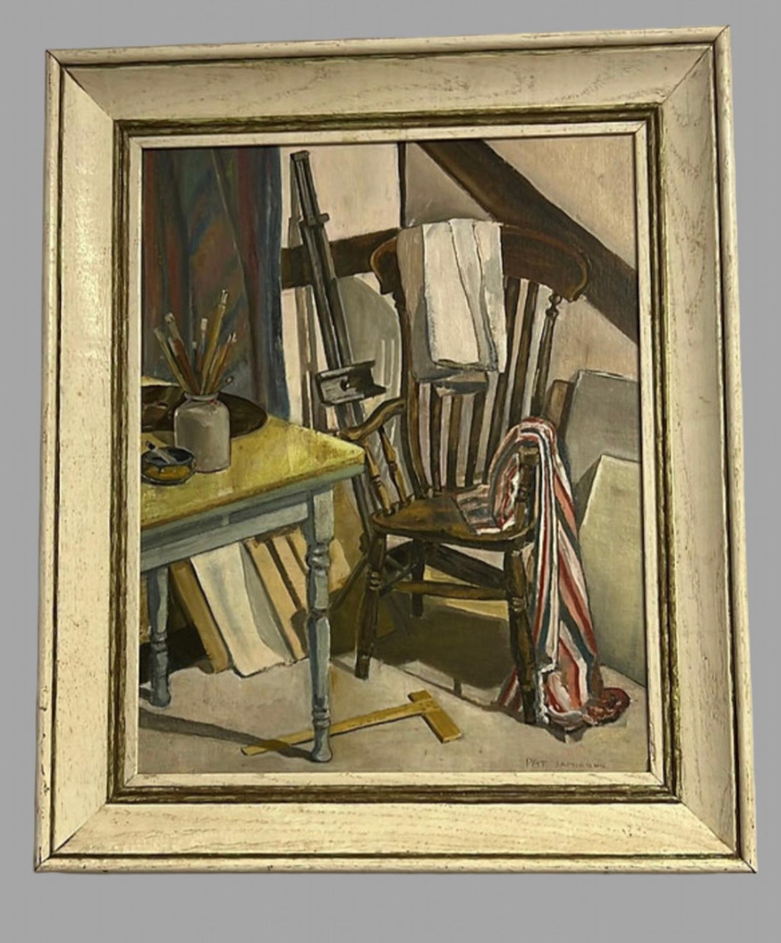 Pat Jamieson - Oil on Board - Artists Studio (1 of 5)