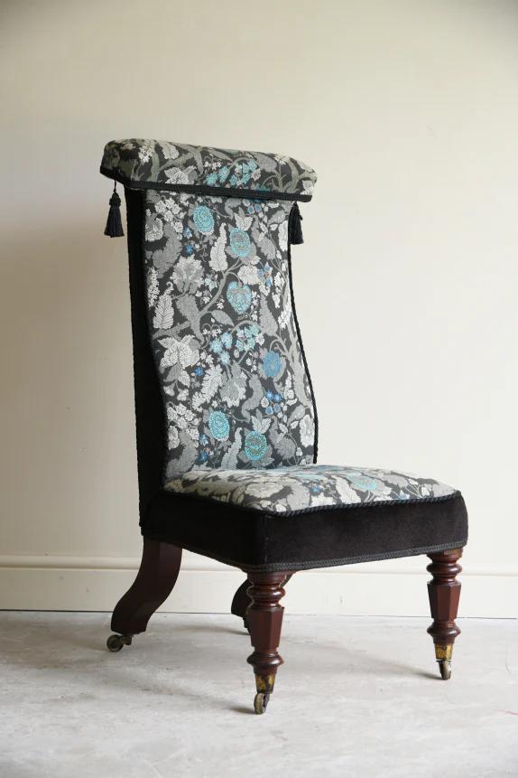 Victorian Prie Dieu Bedroom Chair (1 of 8)
