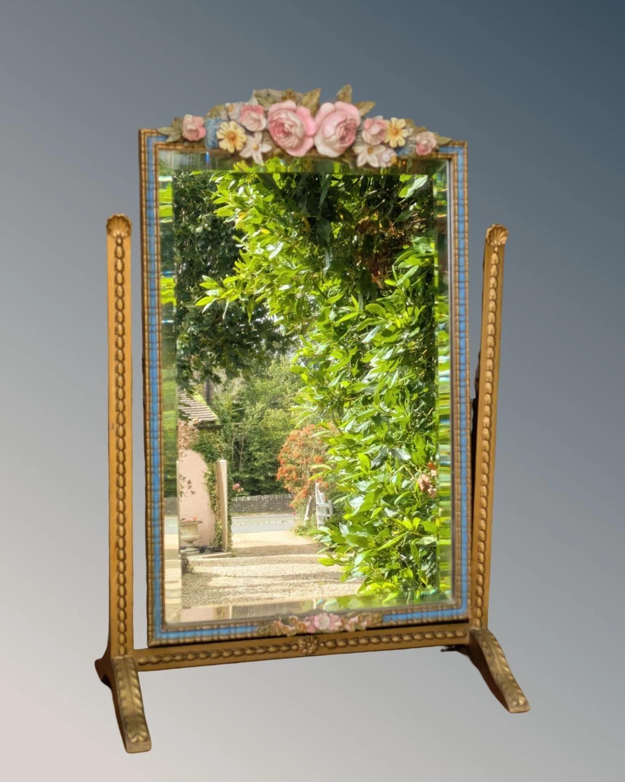 Pretty Barbola Easel Mirror Cheval (1 of 8)