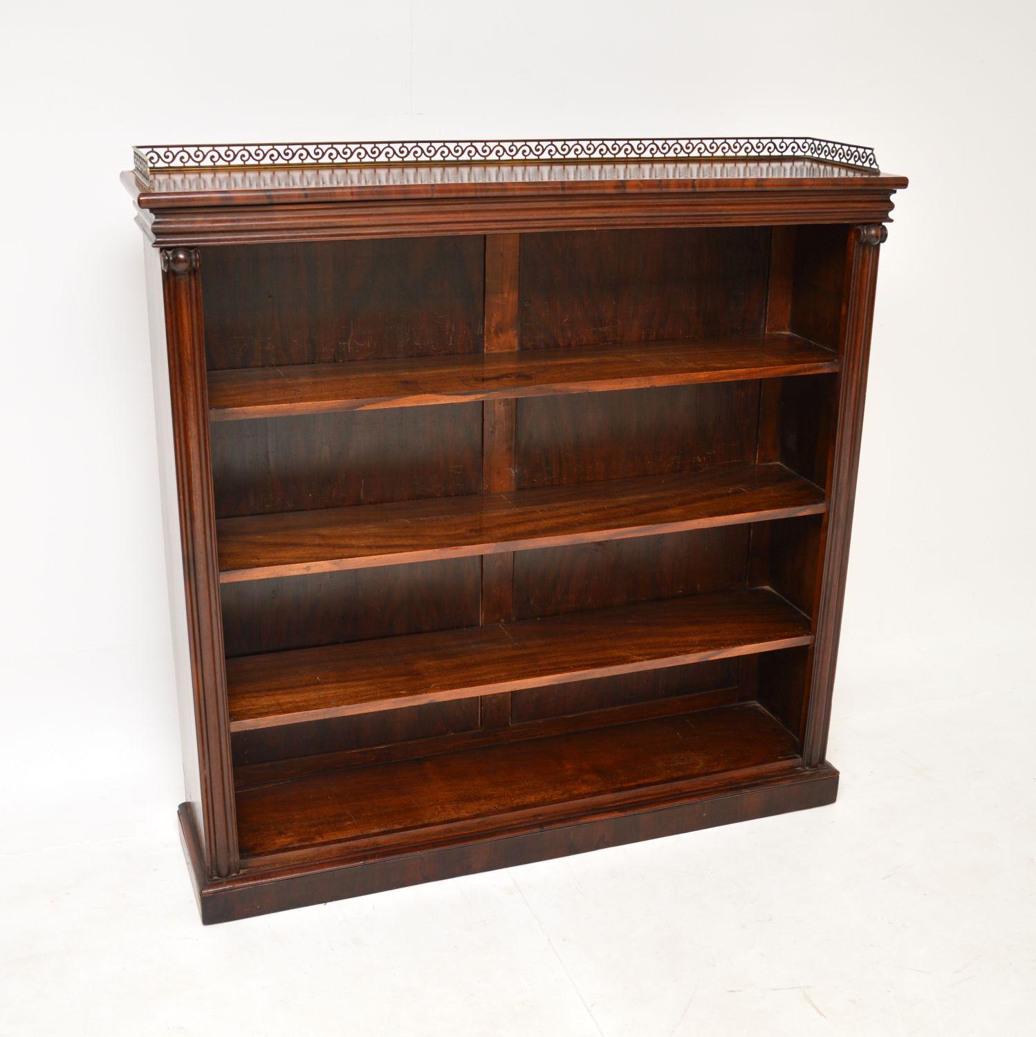 Antique William IV Rosewood Open Bookcase (1 of 11) Antique William IV Rosewood Open Bookcase (1 of 11)