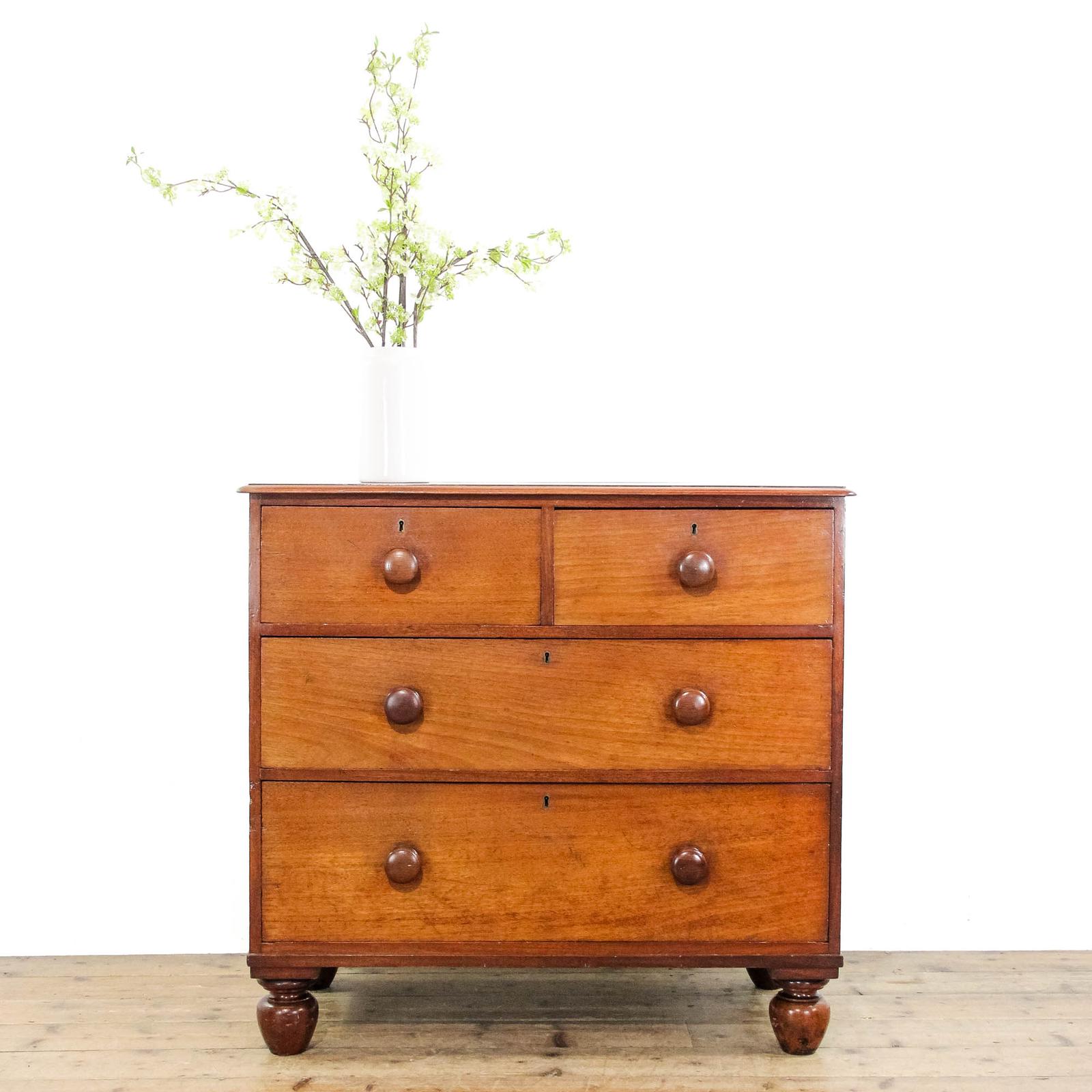 Antique Victorian Mahogany Chest of Drawers (1 of 10)