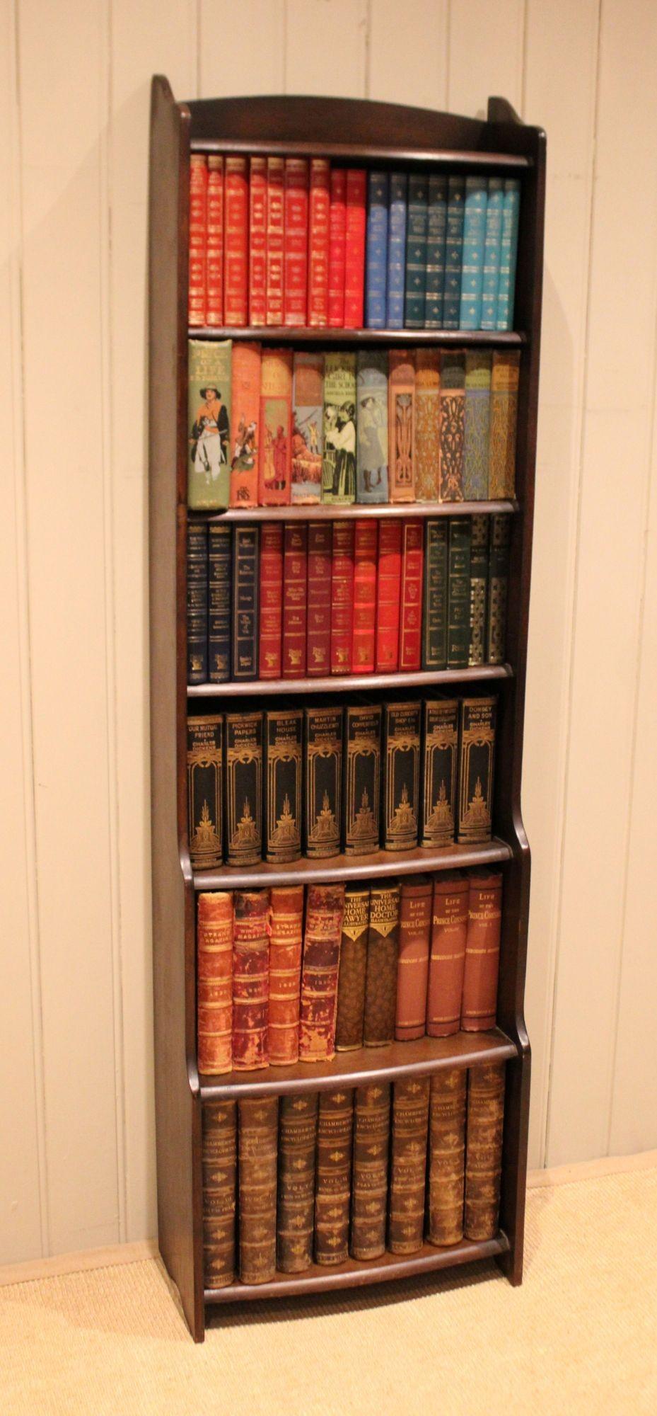 Tall Slim Oak Open Graduated Bookcase (1 of 12) Tall Slim Oak Open Graduated Bookcase (1 of 12)