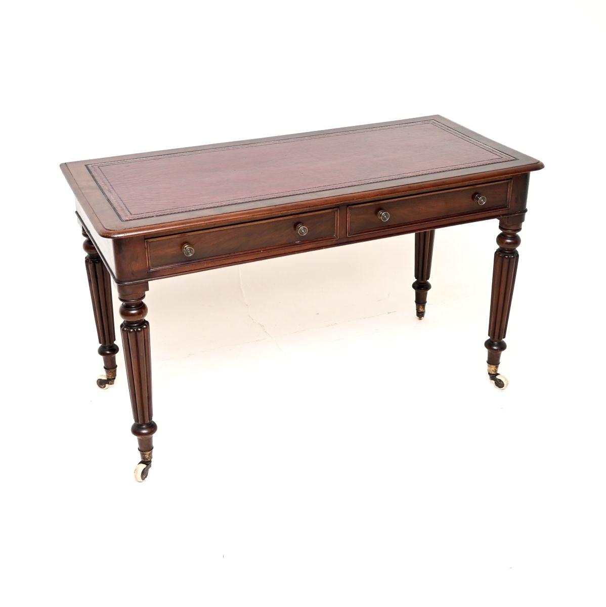 Antique Victorian Mahogany Writing Table / Desk (1 of 10) Antique Victorian Mahogany Writing Table / Desk (1 of 10)