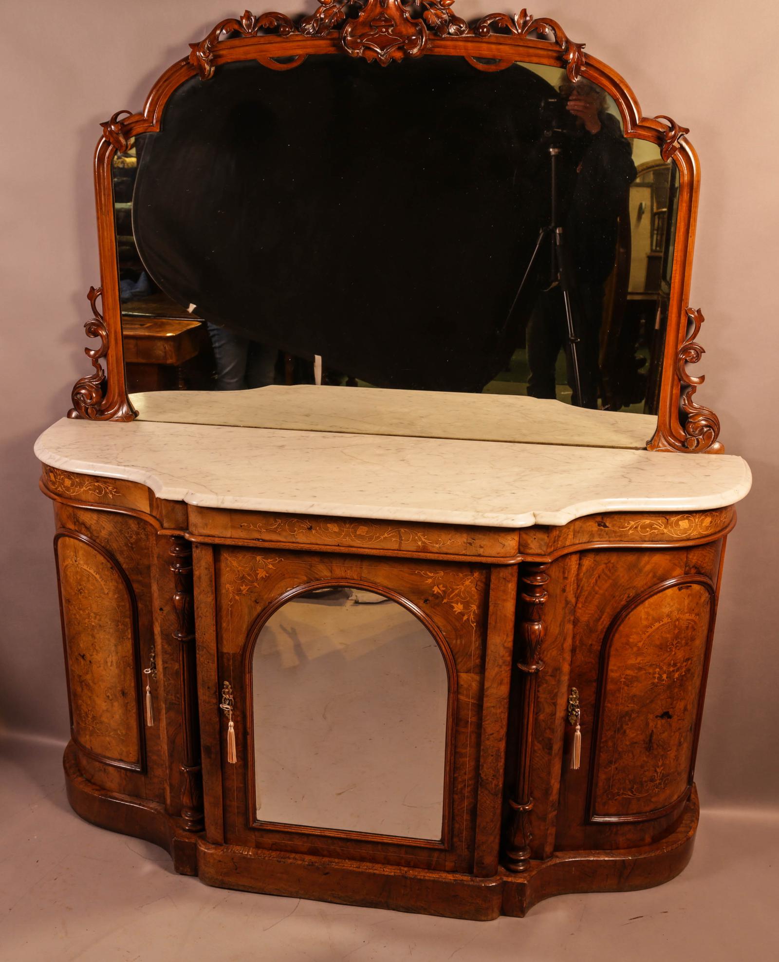 Good Quality Victorian Burr Walnut Chiffonier (1 of 6) Good Quality Victorian Burr Walnut Chiffonier (1 of 6)