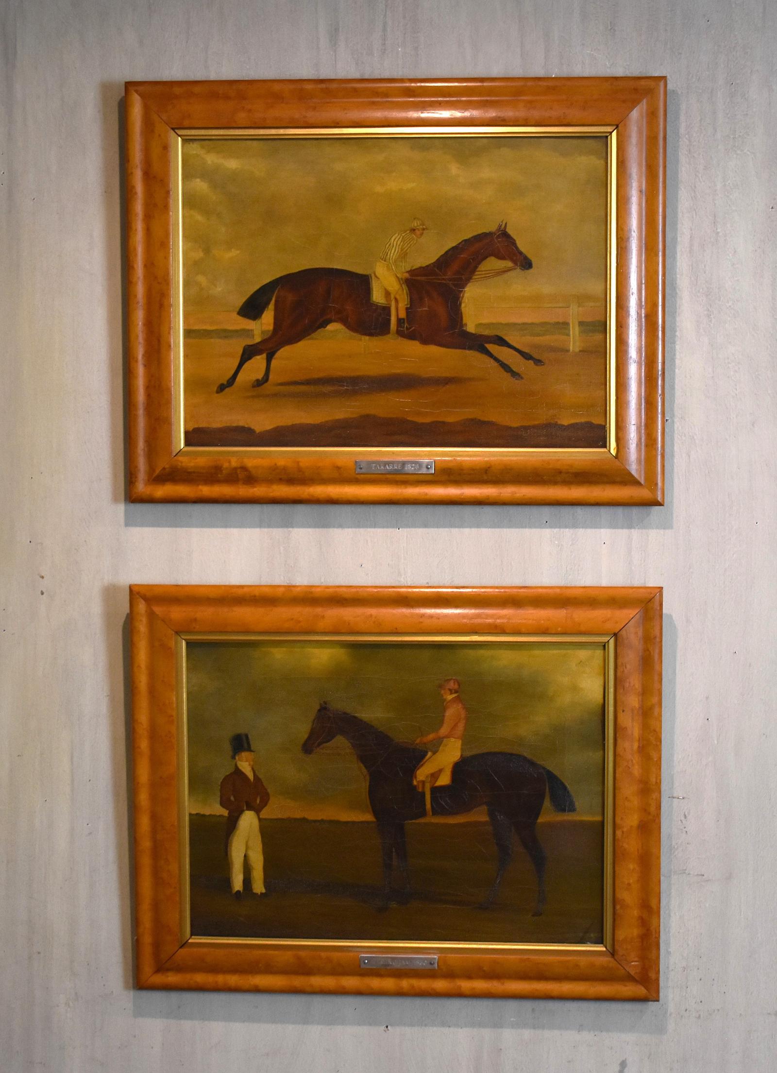 A Pair of Painted Prints After John Frederick Herring Snr (1 of 7) A Pair of Painted Prints After John Frederick Herring Snr (1 of 7)