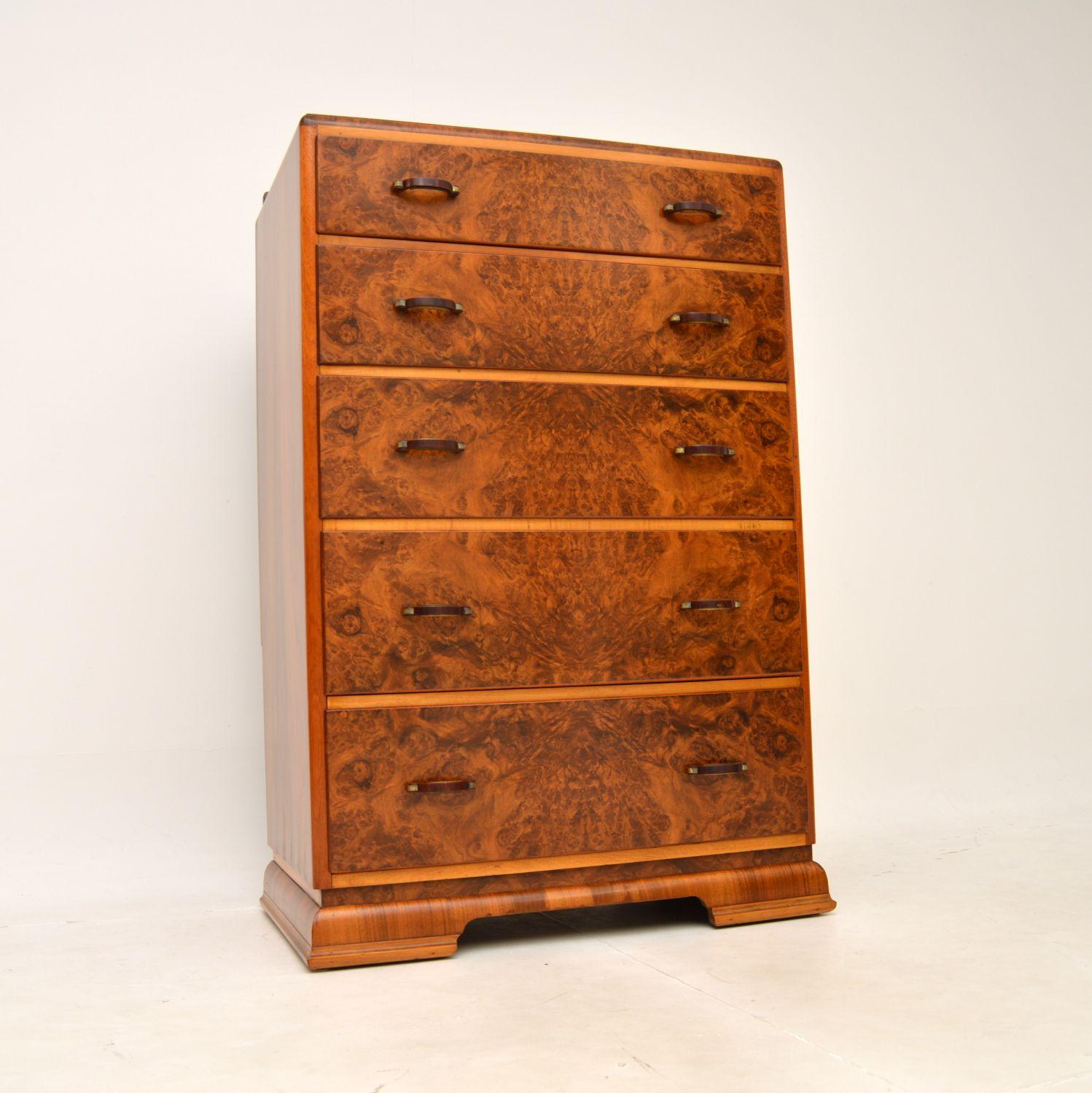 Art Deco Burr Walnut Chest of Drawers (1 of 12) Art Deco Burr Walnut Chest of Drawers (1 of 12)
