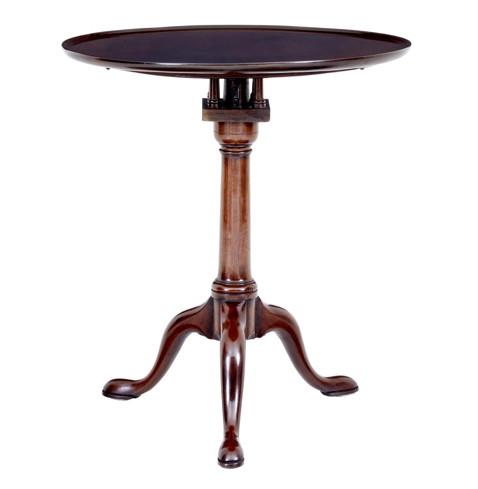 Early 19th Century Georgian Mahogany Tripod Table (1 of 8)