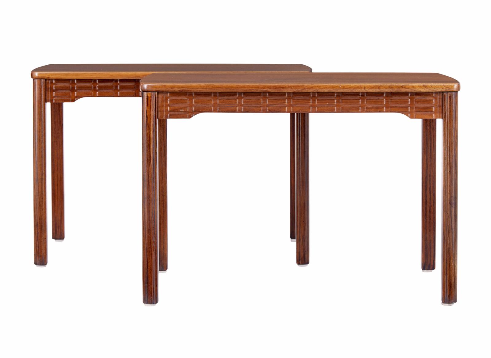 Pair of Mid Century Swedish Teak Side Tables (1 of 6) Pair of Mid Century Swedish Teak Side Tables (1 of 6)