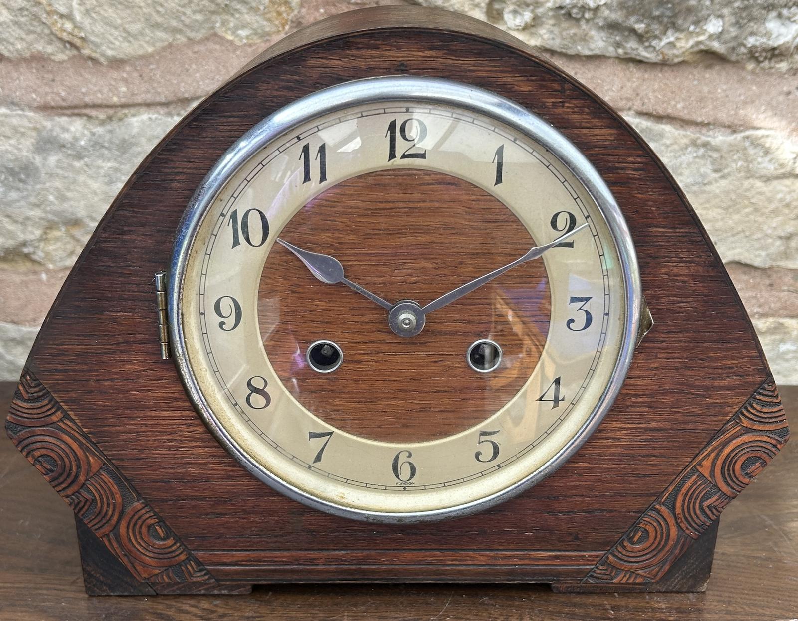 Fabulous Art Deco Mantel Clock – ca 1950 (1 of 7) Fabulous Art Deco Mantel Clock – ca 1950 (1 of 7)