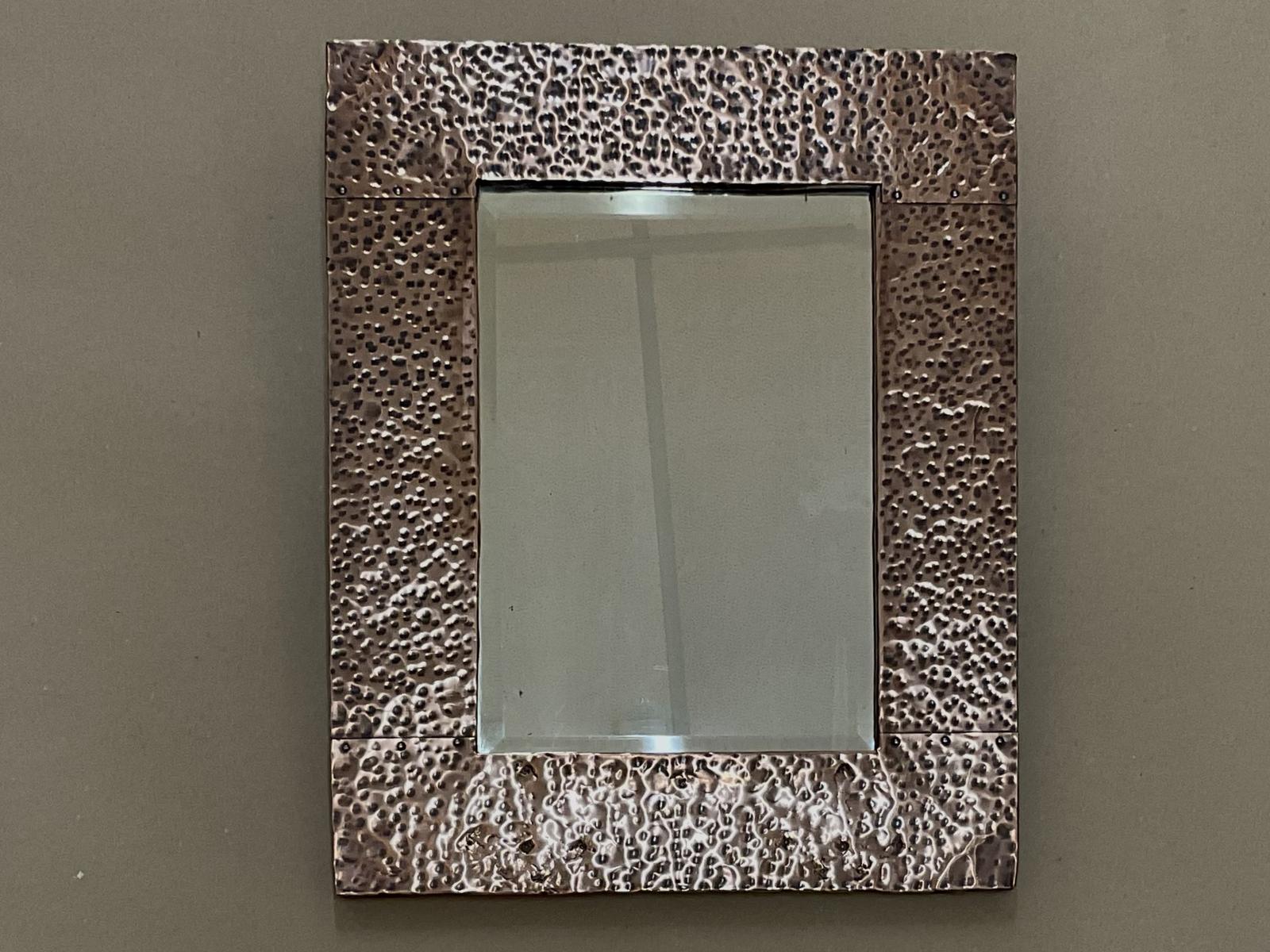 Arts & Crafts Hammered Copper Mirror Antique c.1900 (1 of 6) Arts & Crafts Hammered Copper Mirror Antique c.1900 (1 of 6)