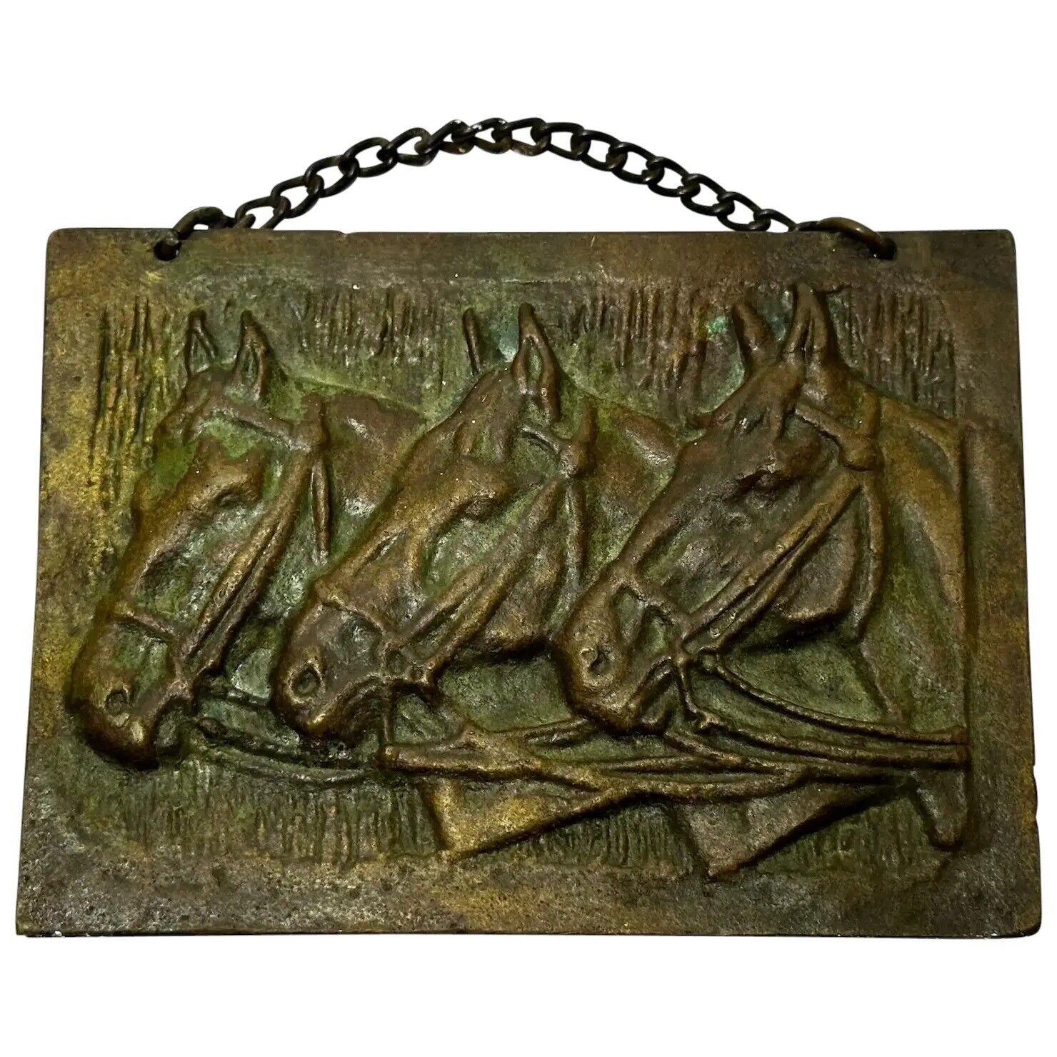 “Equestrian Trio” – British Art Deco Bronze Relief, Circle of John Rattenbury Skeaping, c.1925 (1 of 24)