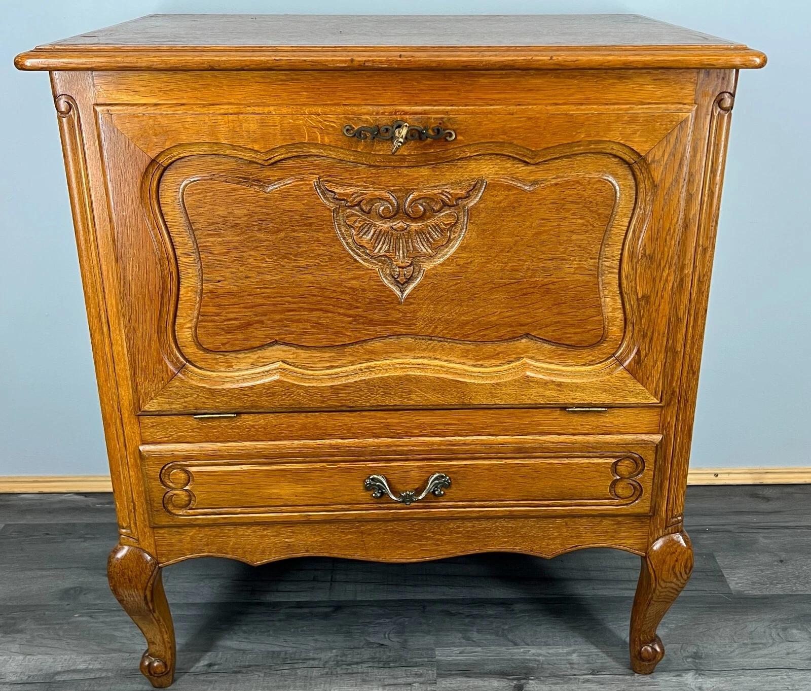 Cabinet Vintage French Bureau Sideboard Carved Cupboard (1 of 16) Cabinet Vintage French Bureau Sideboard Carved Cupboard (1 of 16)