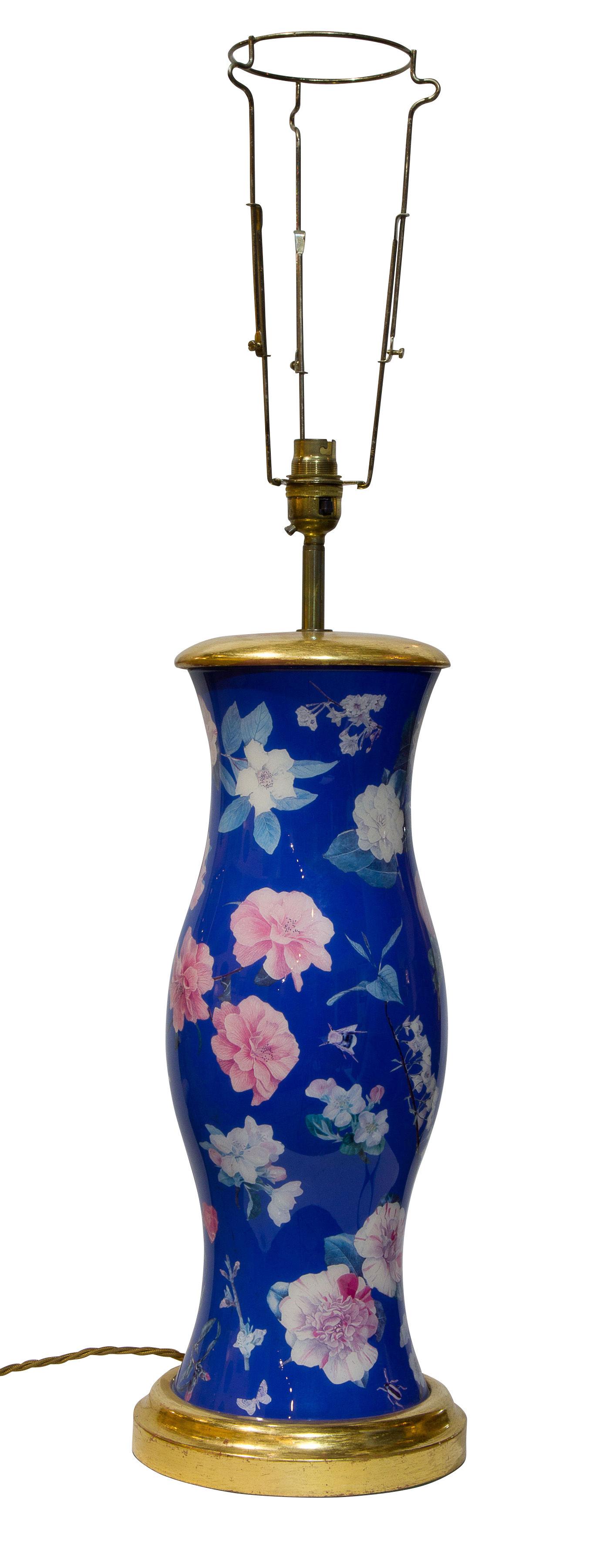 20thc Decalcomaria Table Lamp (1 of 1) 20thc Decalcomaria Table Lamp (1 of 1)