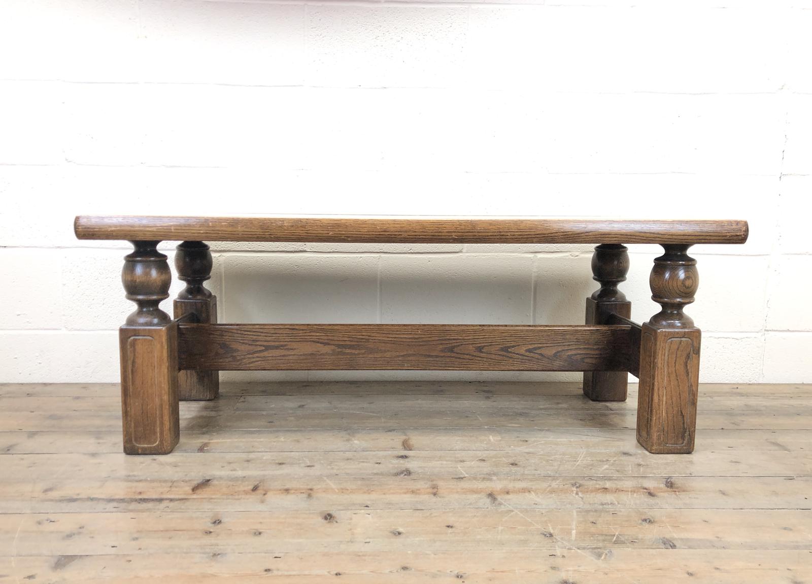 Vintage Solid Oak Low Occasional Table (1 of 7) Vintage Solid Oak Low Occasional Table (1 of 7)