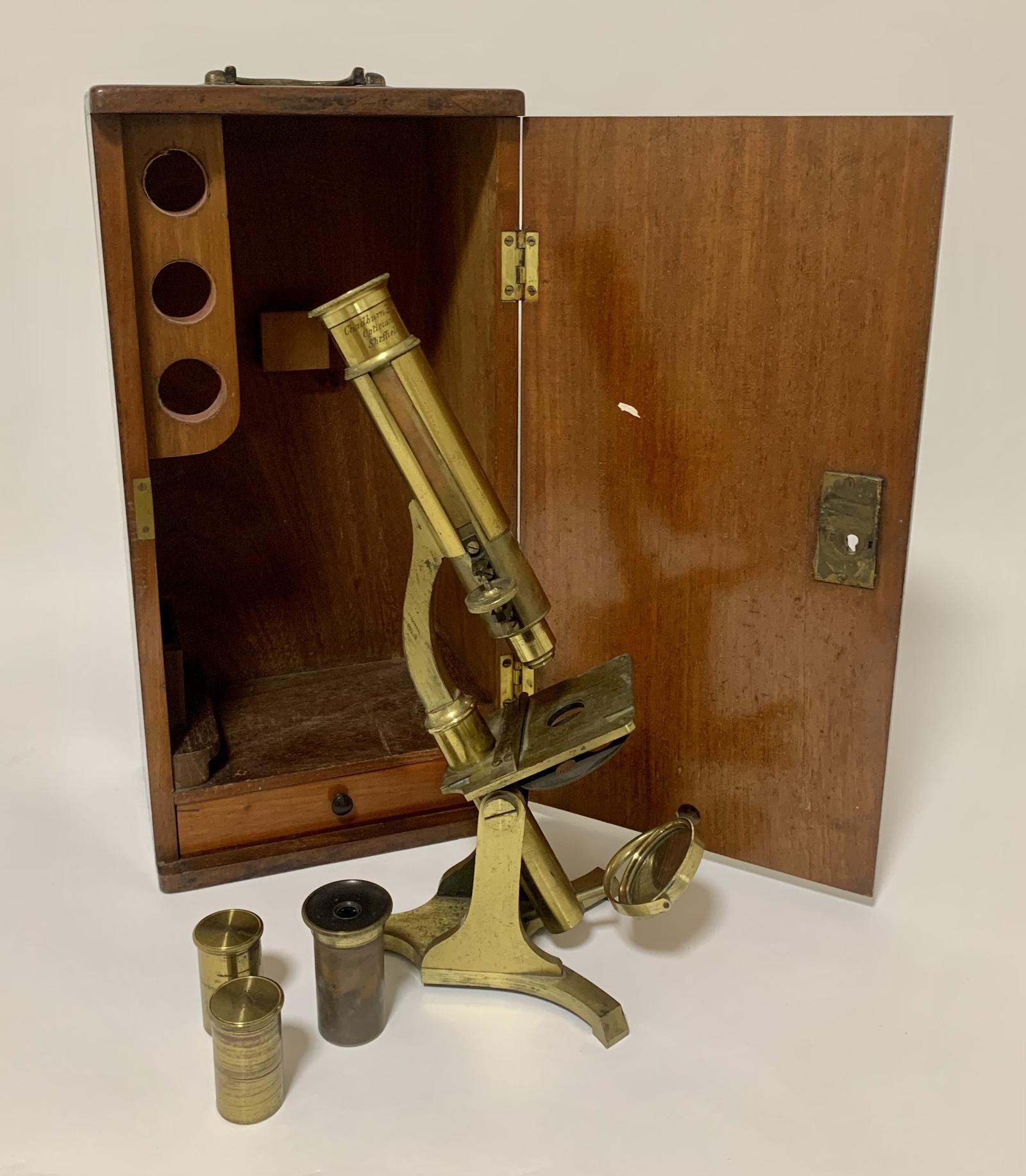 Antique Victorian Microscope by Chadburn Bros (1 of 15) Antique Victorian Microscope by Chadburn Bros (1 of 15)