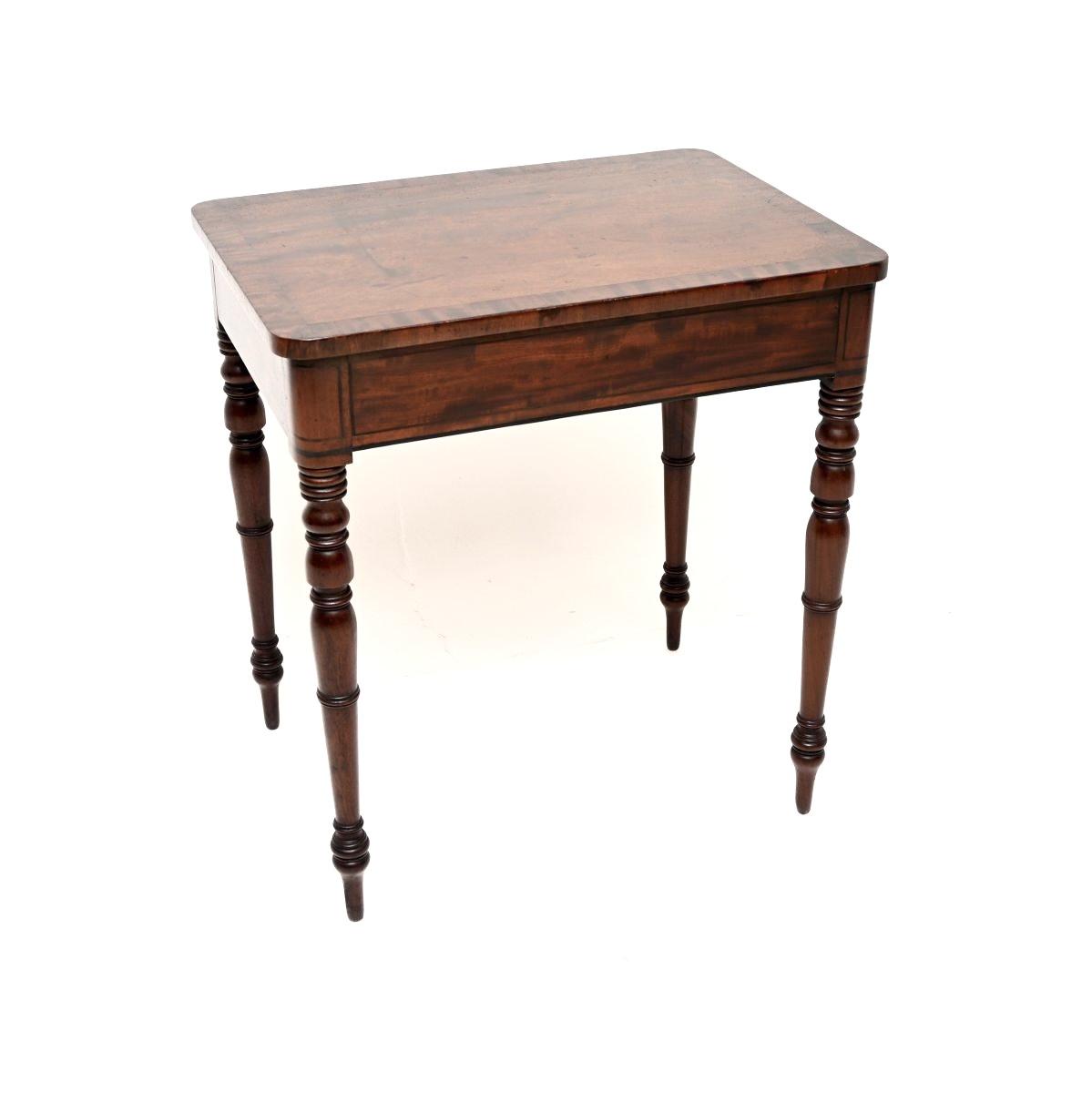Antique Georgian Period Mahogany Side Table (1 of 10) Antique Georgian Period Mahogany Side Table (1 of 10)