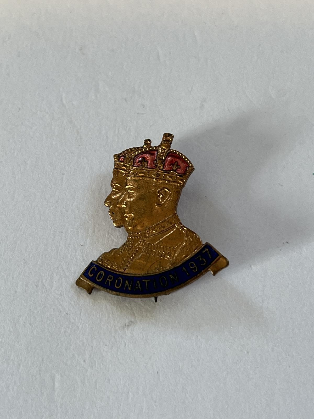 Brooch Celebrating The Coronation Of The King And Queen 1937 (1 of 3)