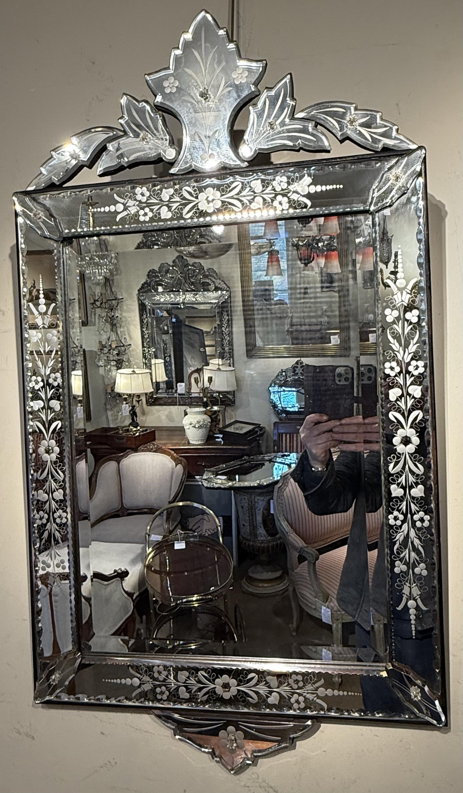 Cut Glass Venetian Mirror (1 of 5) Cut Glass Venetian Mirror (1 of 5)