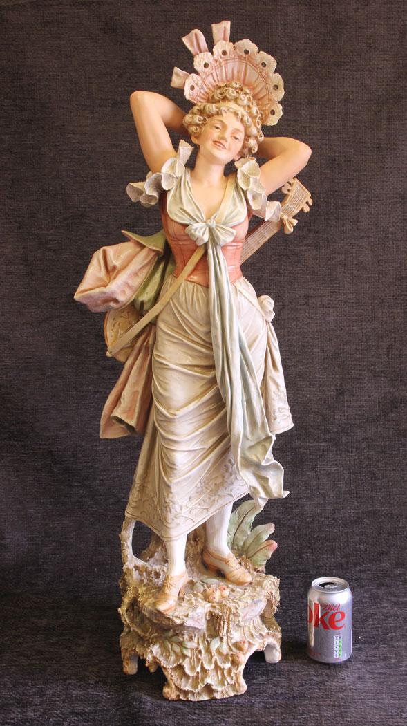 Impressive Large Antique Figure of Young Girl (1 of 28)