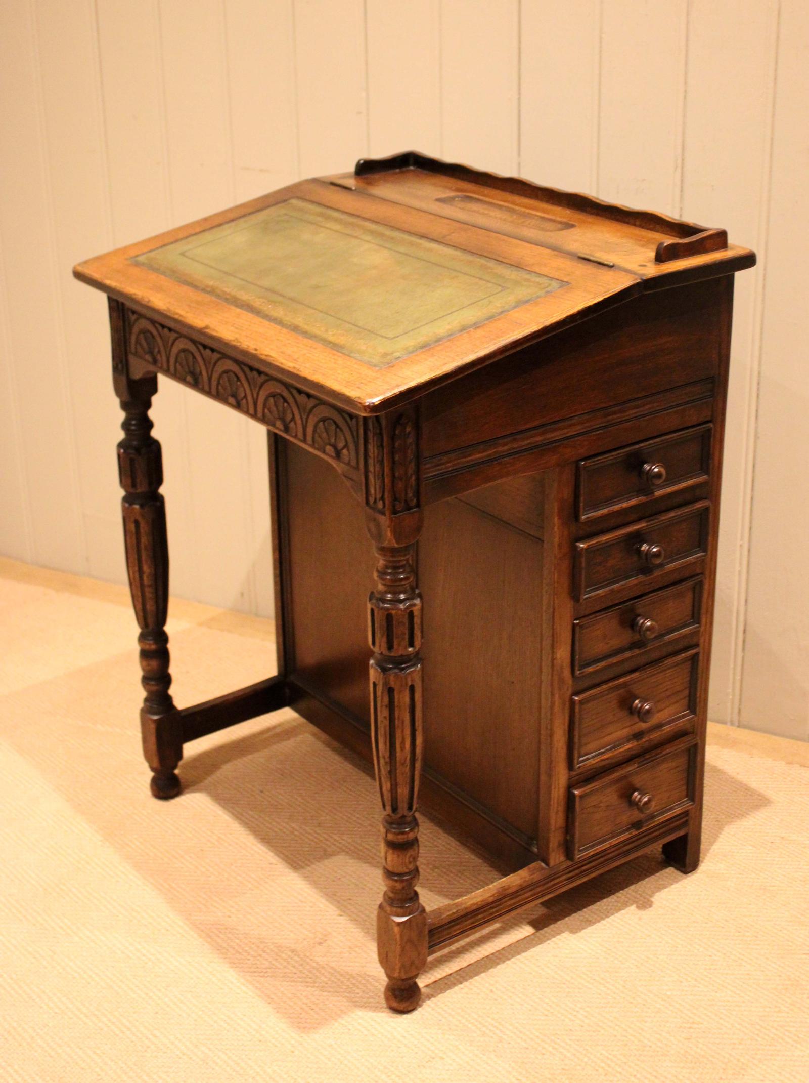 Solid Oak 18th Century Style Davenport (1 of 12) Solid Oak 18th Century Style Davenport (1 of 12)