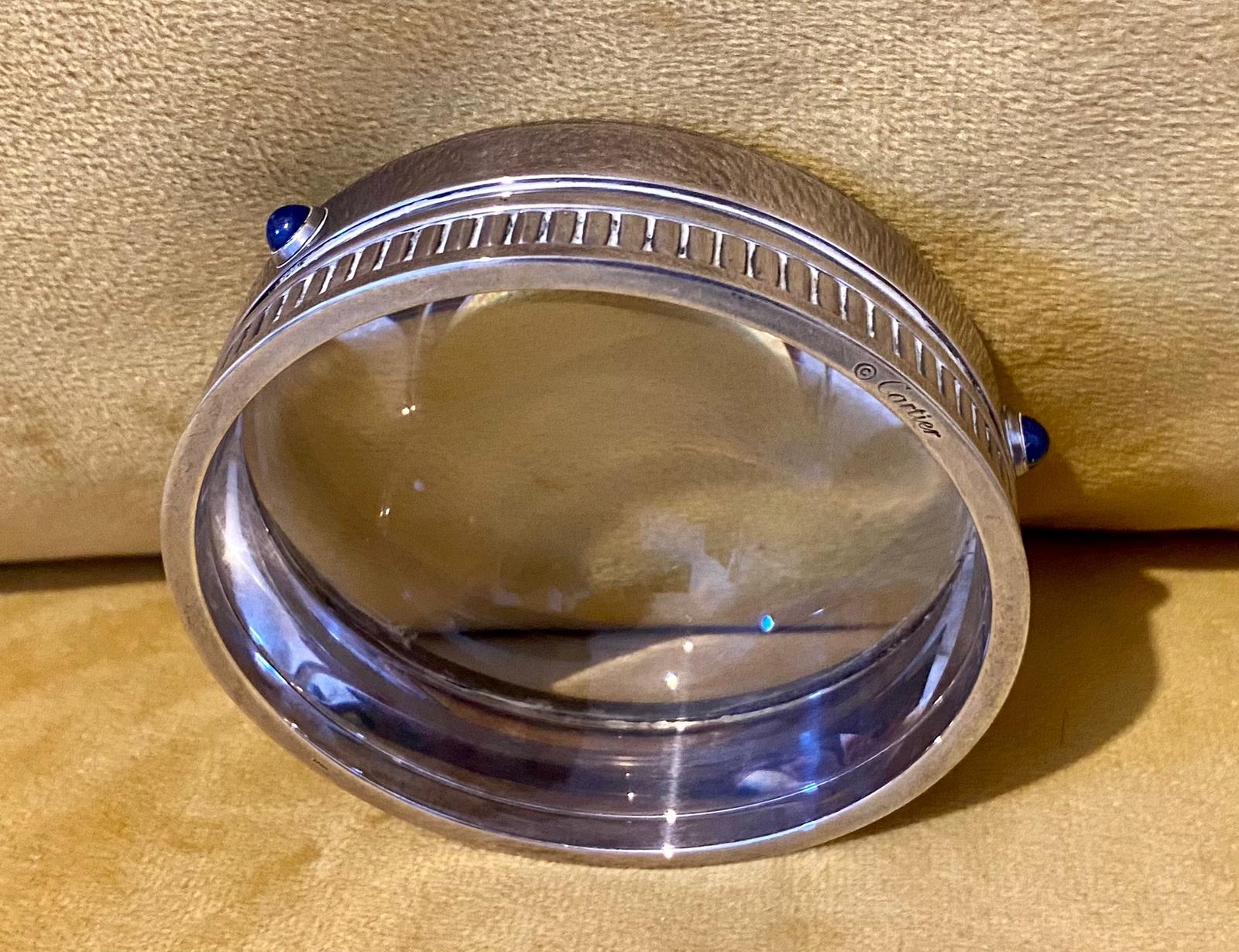 Fine Art Deco Cartier Silver & Lapis Lazuli Desk Magnifying Glass Loupe Paperweight (1 of 18) Fine Art Deco Cartier Silver & Lapis Lazuli Desk Magnifying Glass Loupe Paperweight (1 of 18)