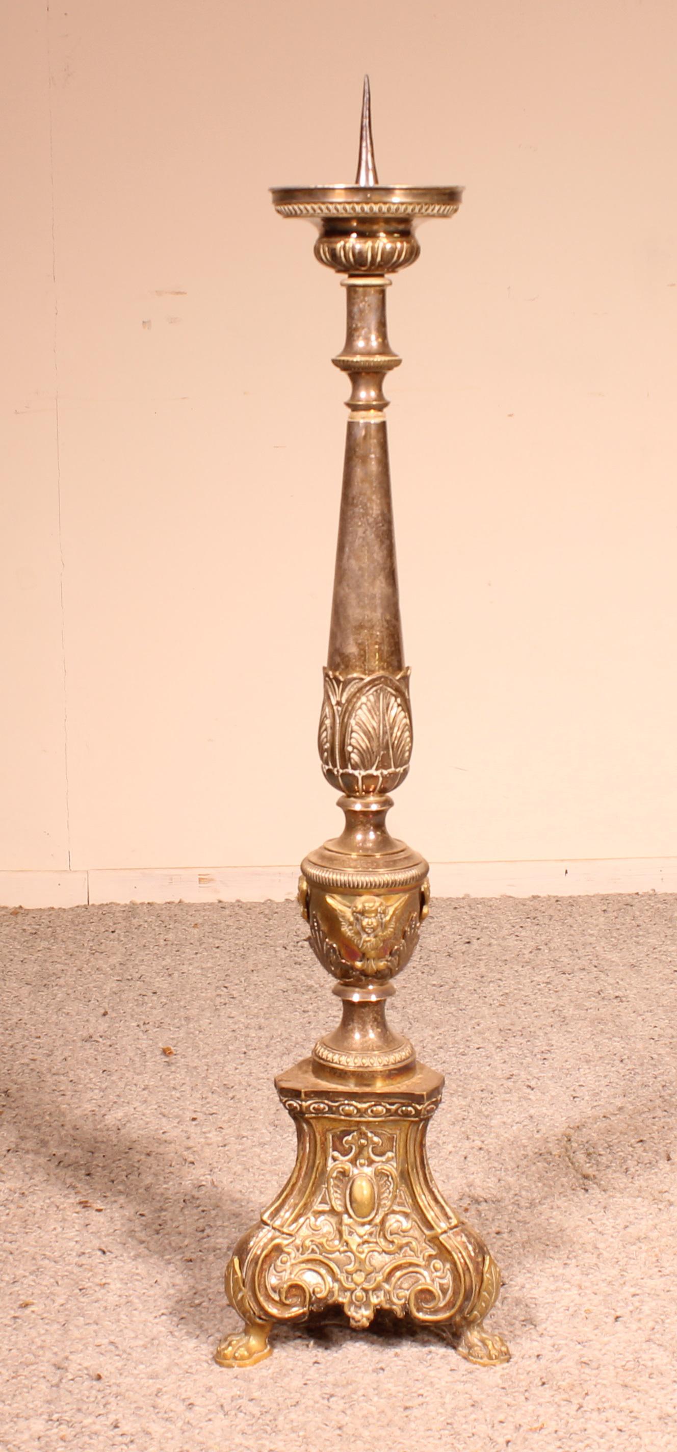 Large French Louis XIV Chandelier in Brass - 18th Century (1 of 9)