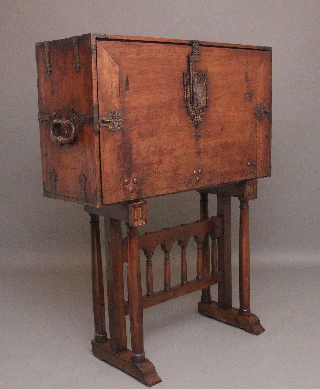 17th Century Walnut Vargueno on Stand (1 of 25)