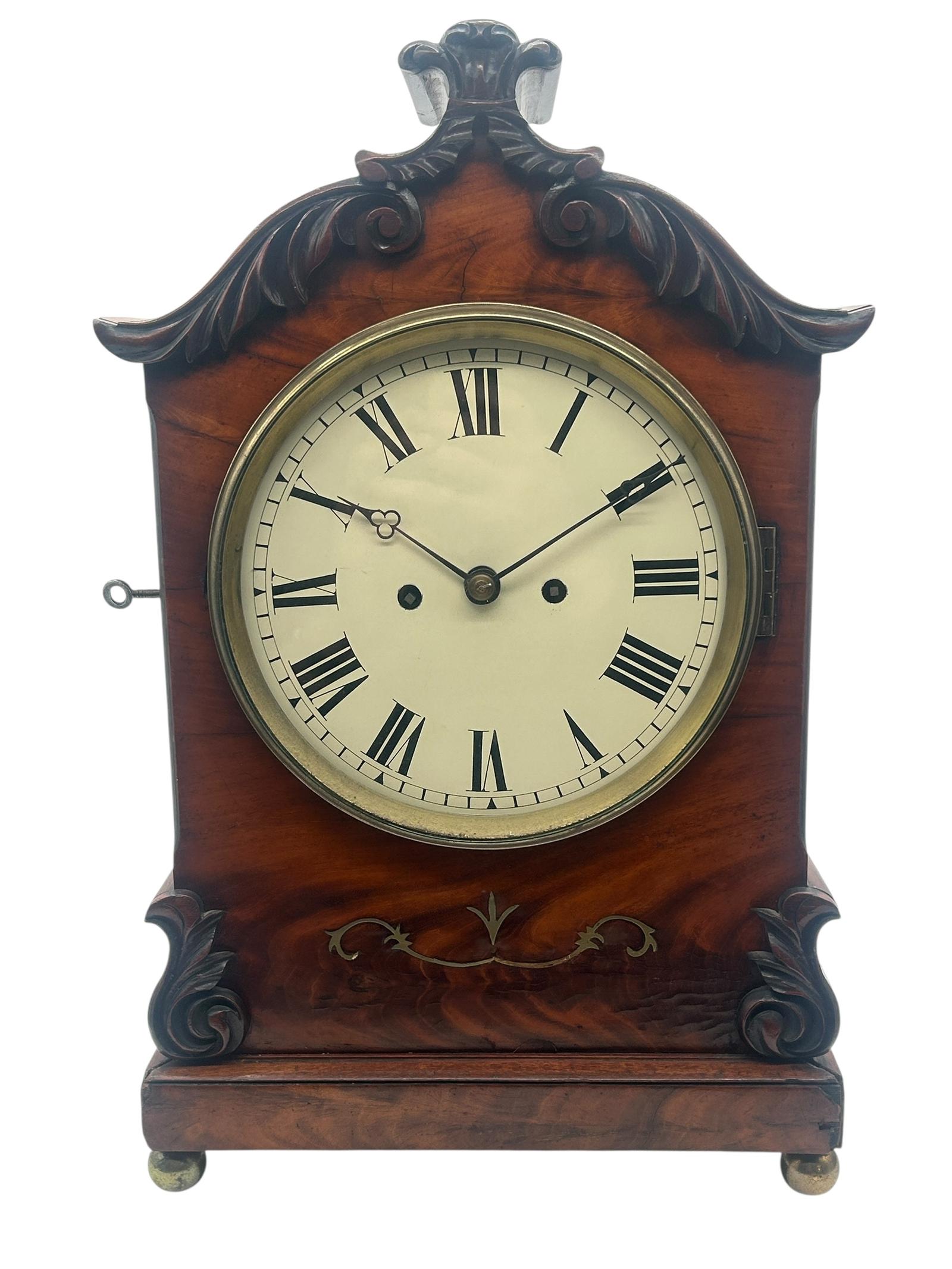 Fine Victorian English 8-day Mahogany Twin-fusee Bell Striking Bracket Clock c.1870 (1 of 12) Fine Victorian English 8-day Mahogany Twin-fusee Bell Striking Bracket Clock c.1870 (1 of 12)