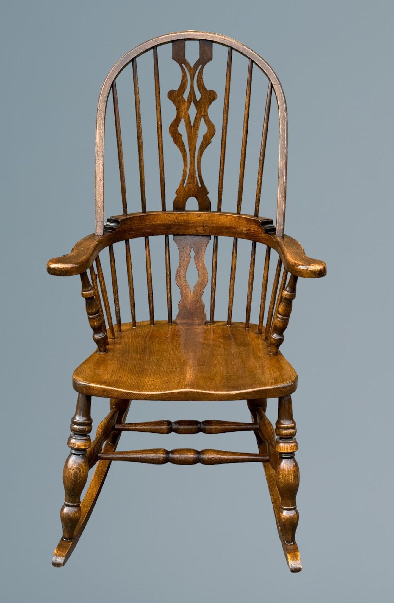 Elm and Beech Farmhouse Rocking Chair (1 of 8)