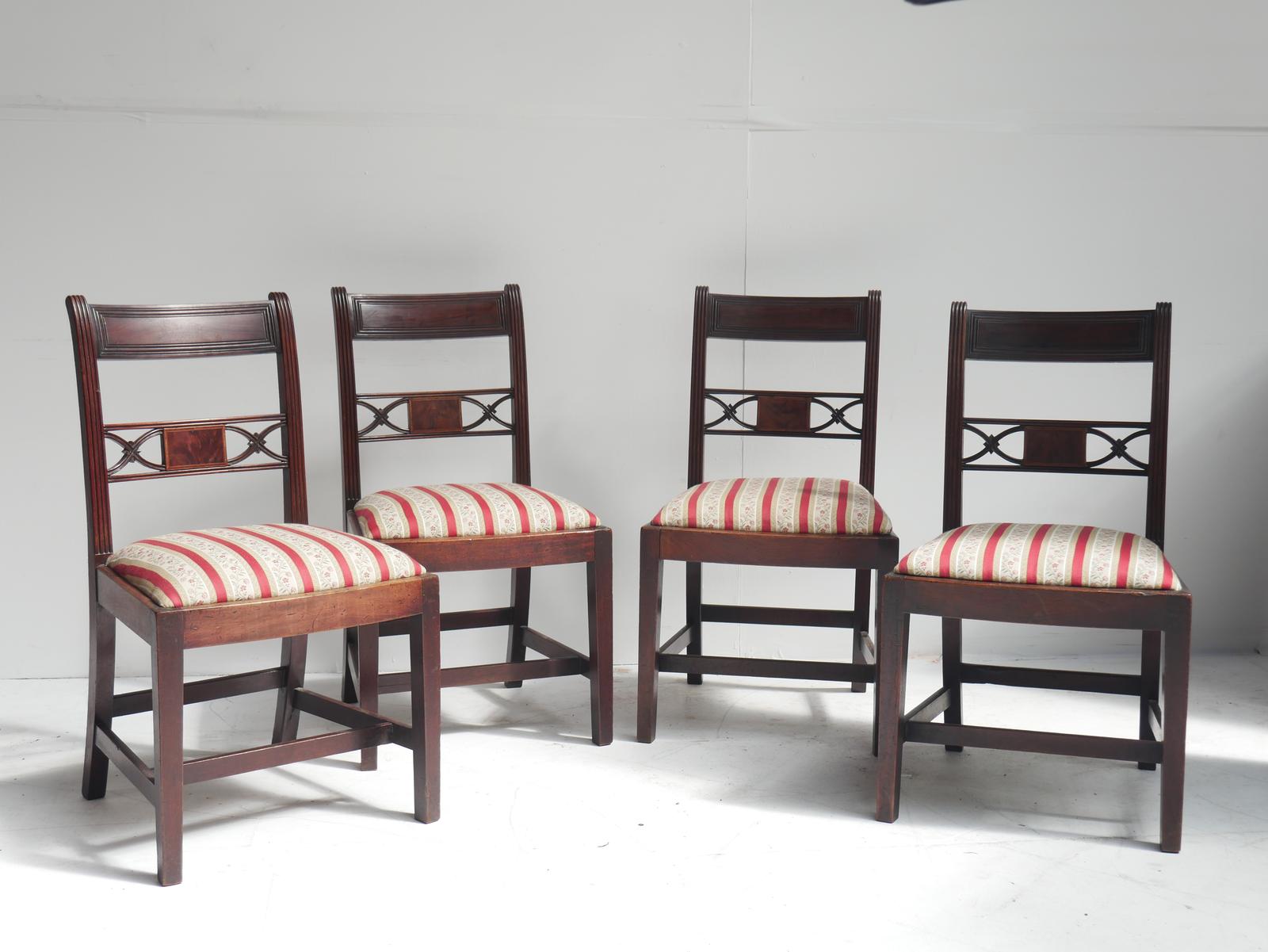 Set of 4 Regency Dining Chairs Whitehaven (1 of 10)
