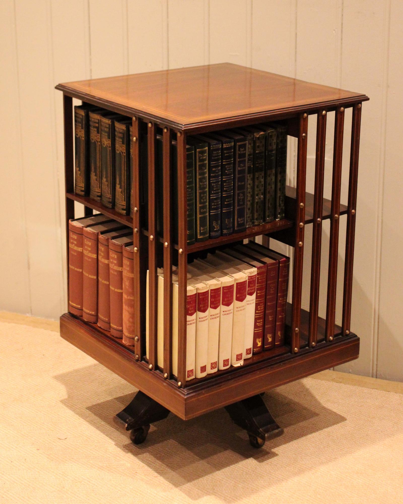 Edwardian Mahogany Revolving Bookcase (1 of 12) Edwardian Mahogany Revolving Bookcase (1 of 12)
