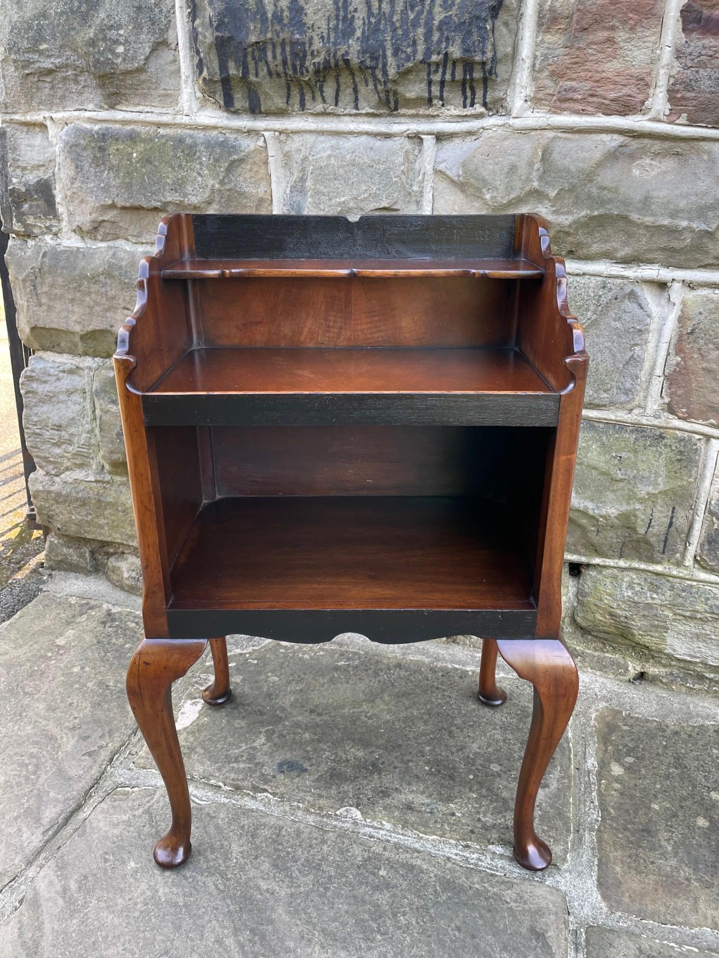 Antique Walnut Bedside Table Bedside Cabinet (1 of 6)