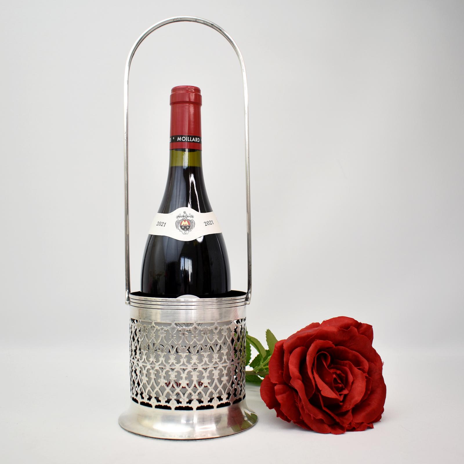 Antique Silver Plated Wine Bottle Holder by Brook & Son of Edinburgh (1 of 4) Antique Silver Plated Wine Bottle Holder by Brook & Son of Edinburgh (1 of 4)