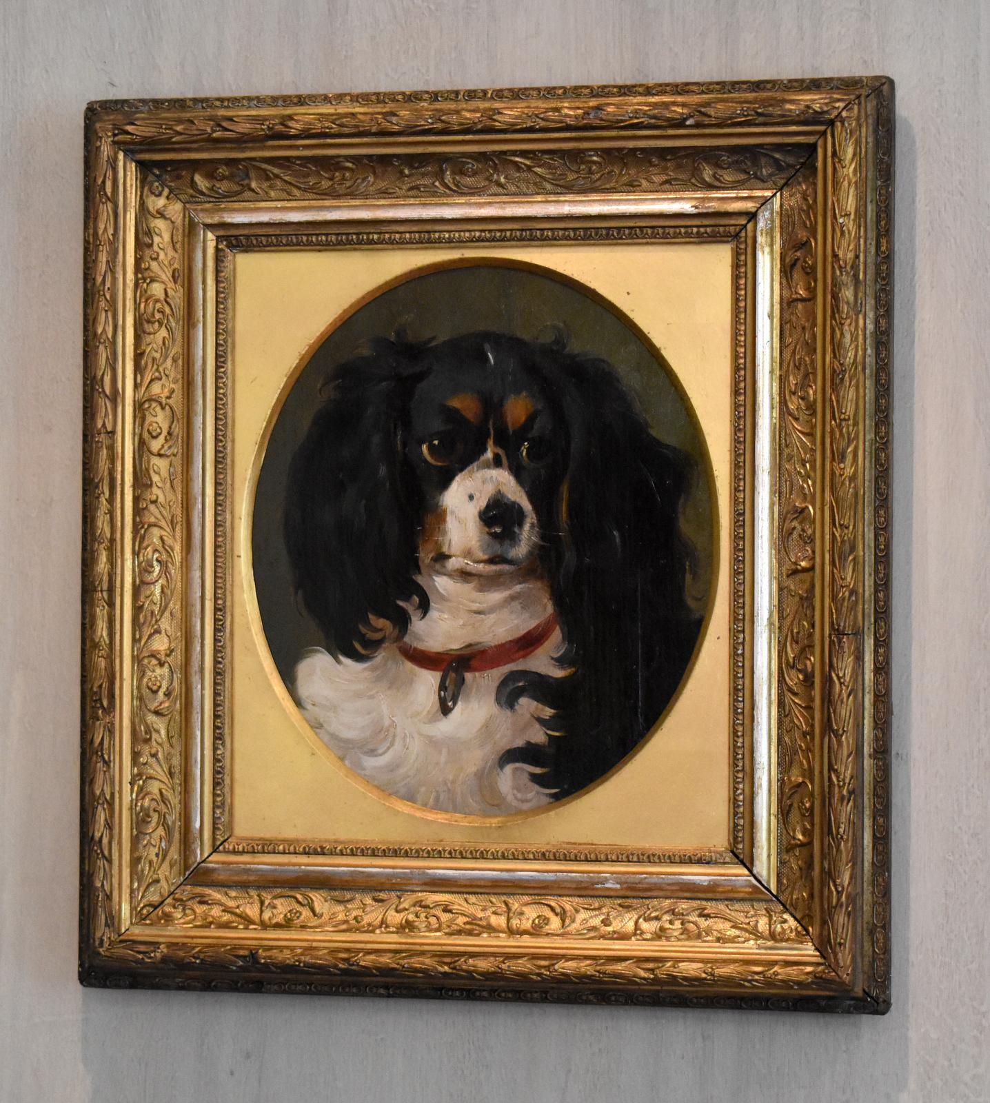 Oil Painting of Queen Victoria's Dog 'dash' after Landseer (1 of 8) Oil Painting of Queen Victoria's Dog 'dash' after Landseer (1 of 8)