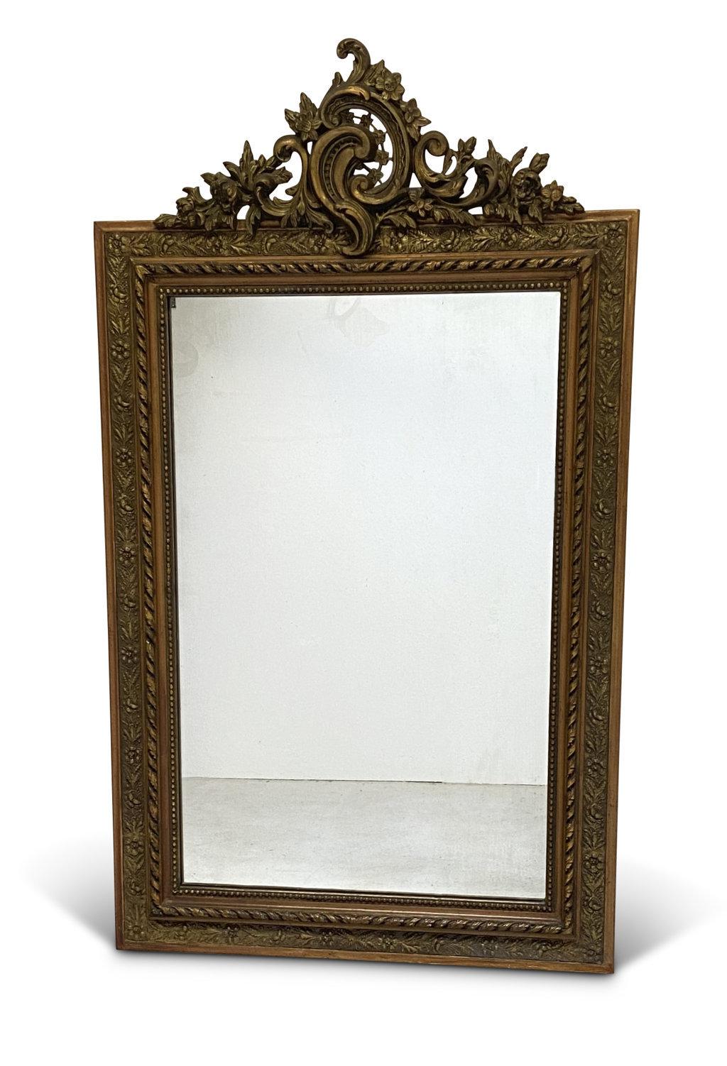 Crested Gilt Mirror (1 of 4) Crested Gilt Mirror (1 of 4)