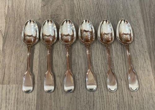 Set Six William IV Silver Teaspoons, 1834 (1 of 5) Set Six William IV Silver Teaspoons, 1834 (1 of 5)